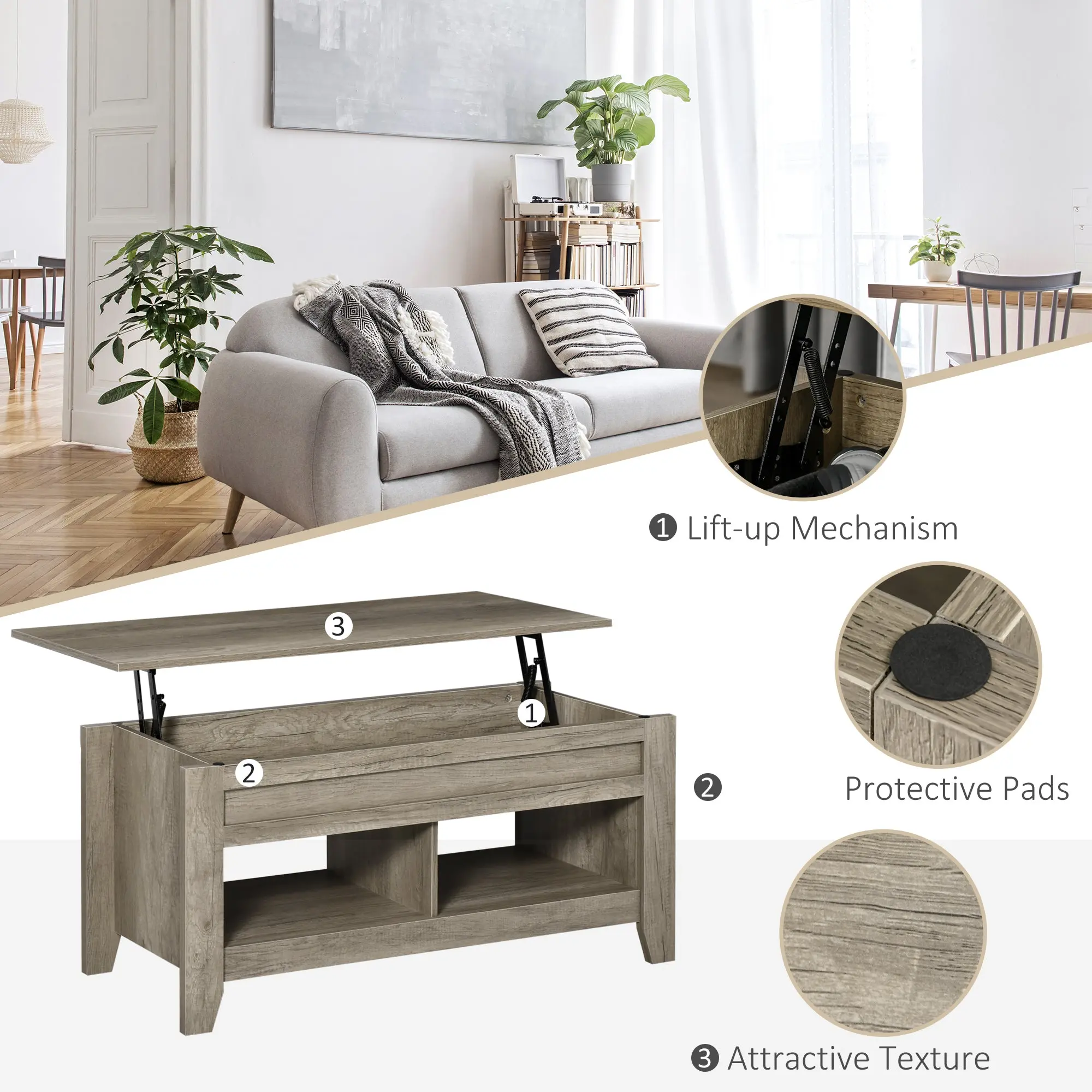 Otis Lift Top Coffee Table - Image 4