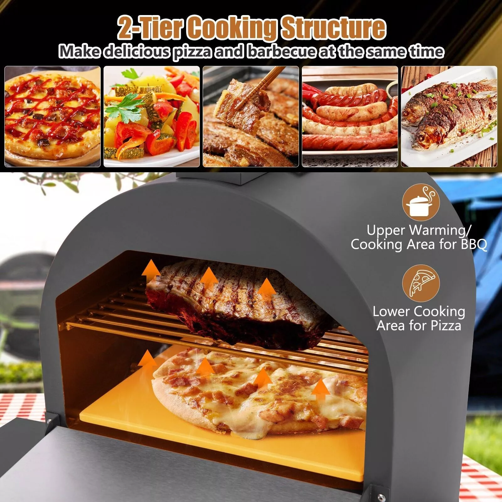 Outdoor Wood Fired Pizza Oven - Image 5