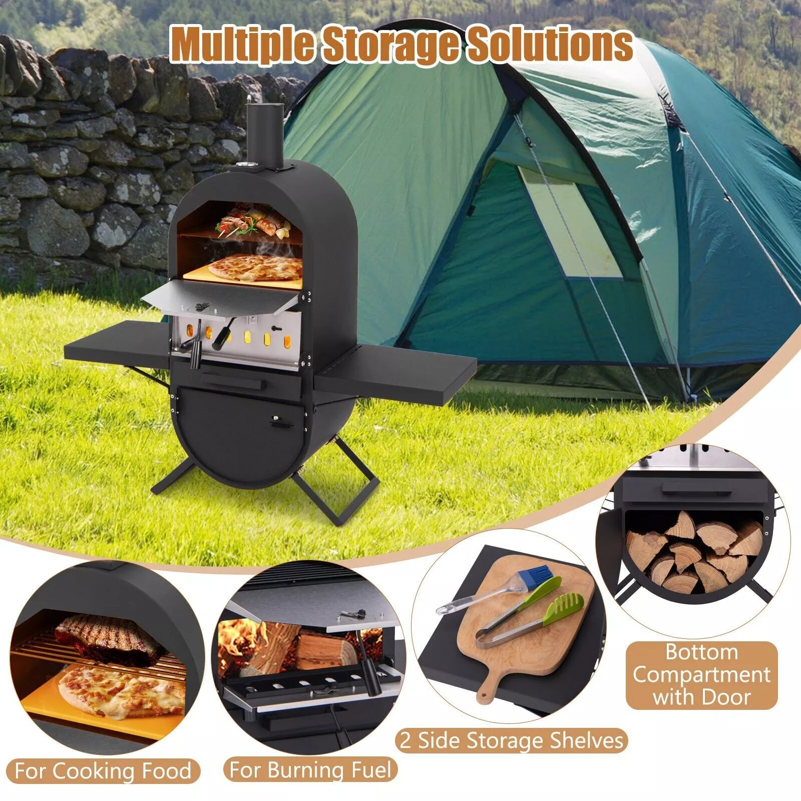 Outdoor Wood Fired Pizza Oven - Image 7