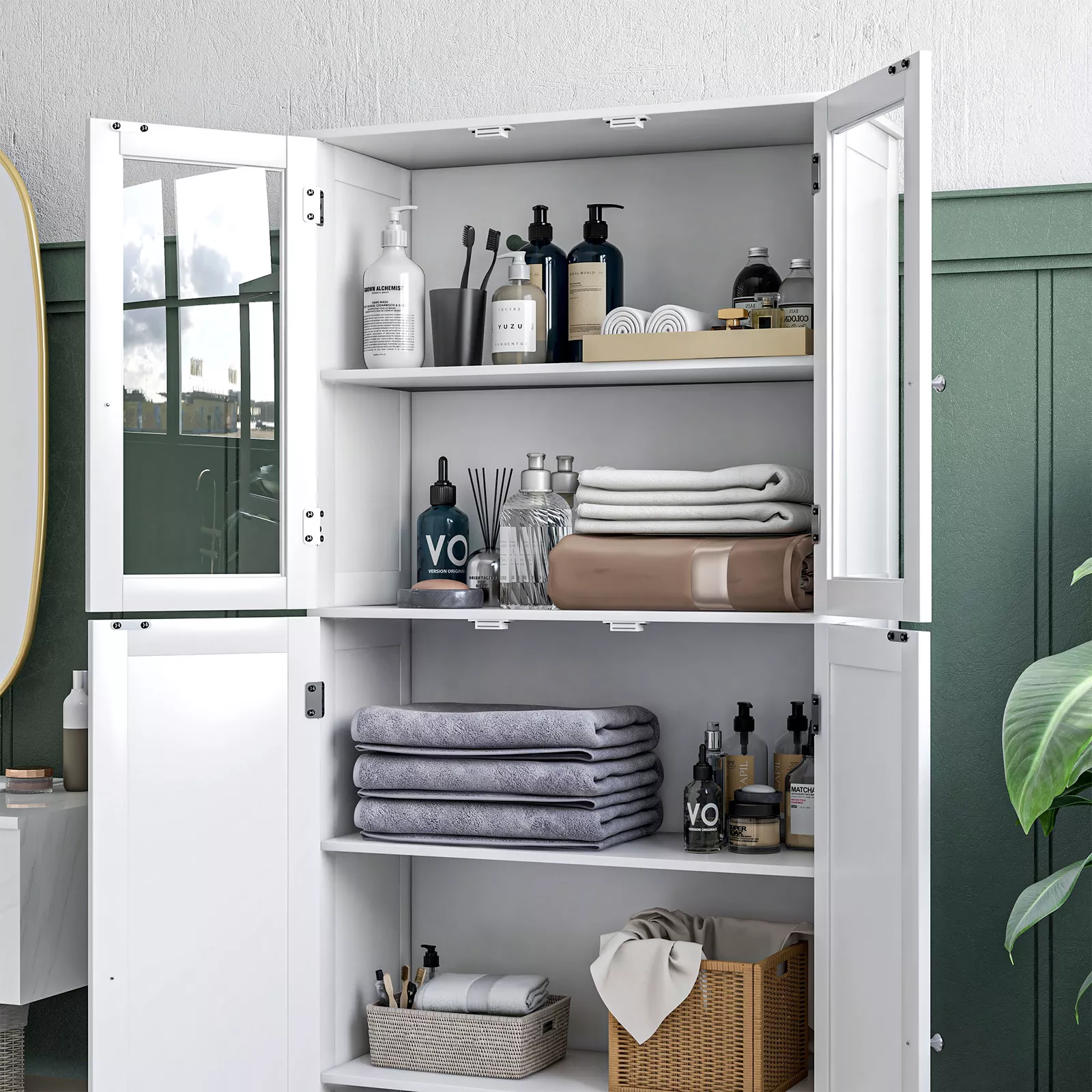 Payne Tall Linen Closet Cabinet - Image 6