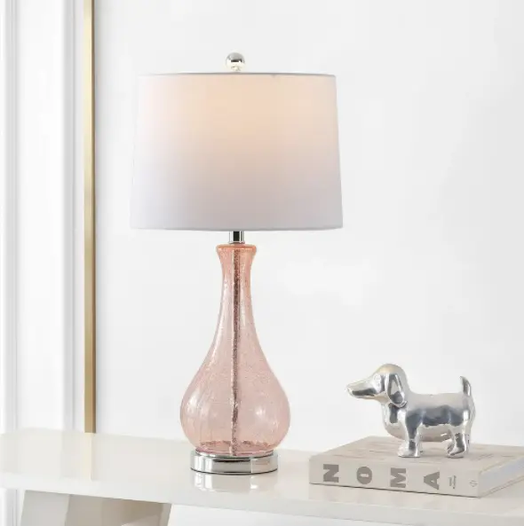 Pink Vase Bedside Table Lamp