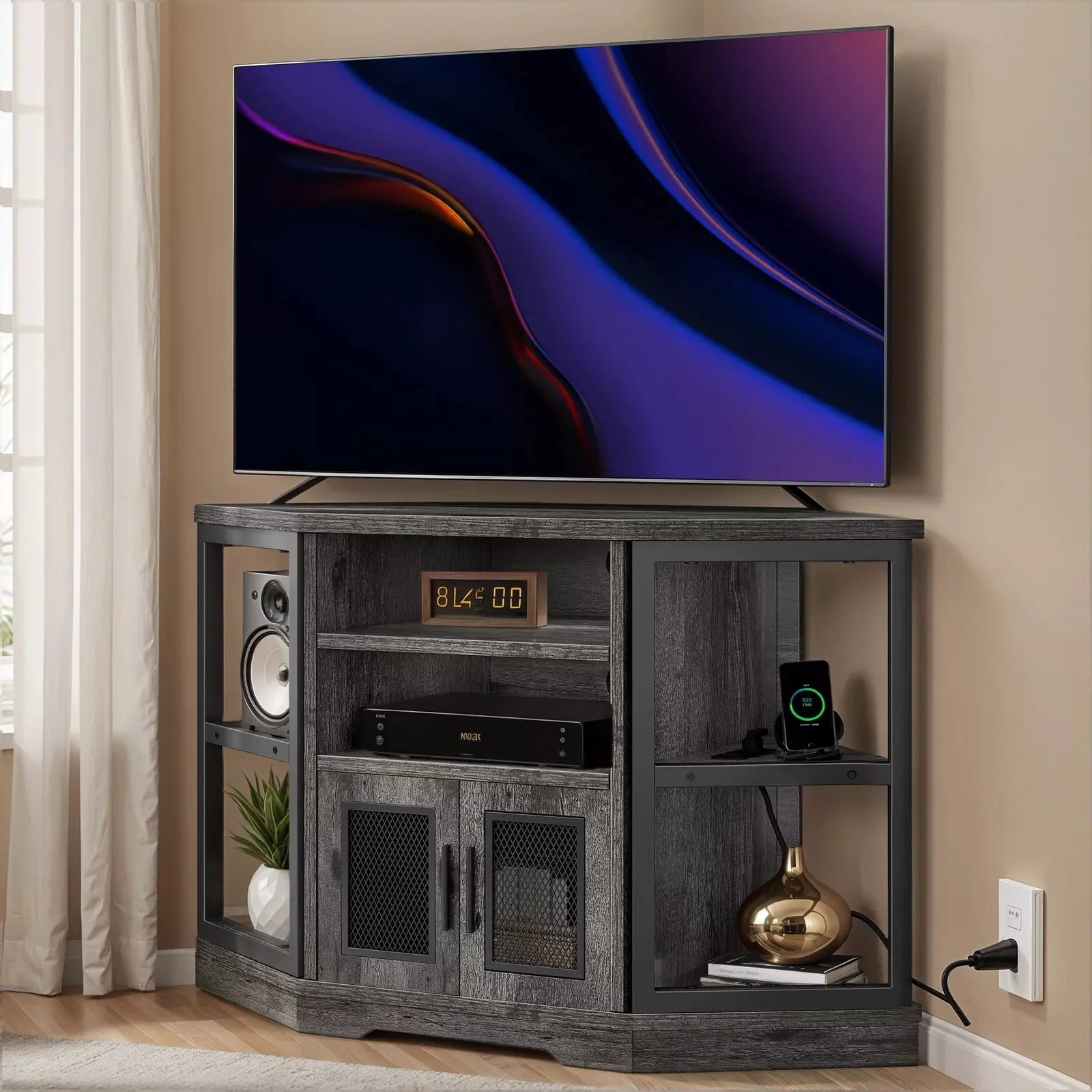 Pippa Corner Entertainment TV Stand - Image 8