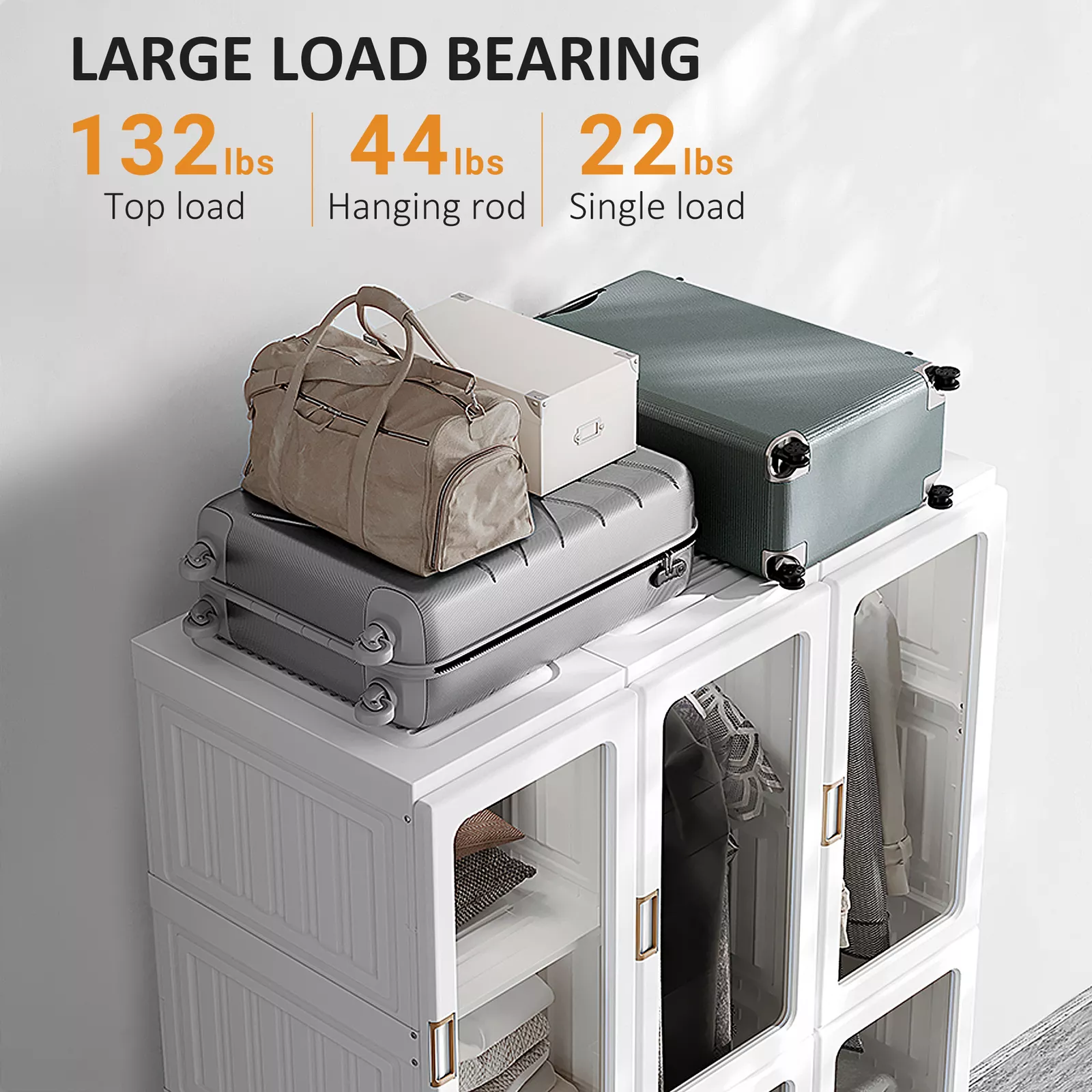 Portable Armoire Wardrobe Closet - Image 5