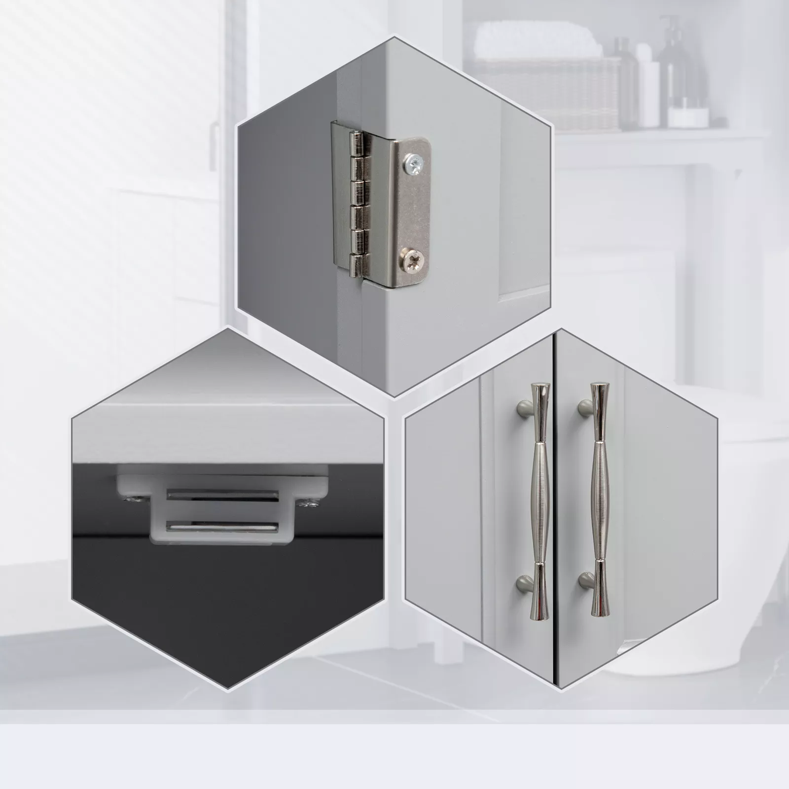 Rahim Over Commode Storage Cabinet - Image 6