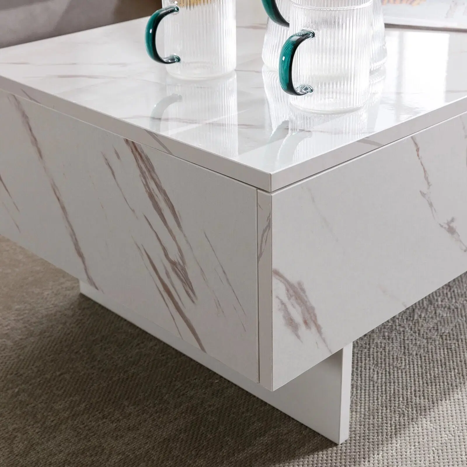 Rajan Marble Coffee Table - Image 4