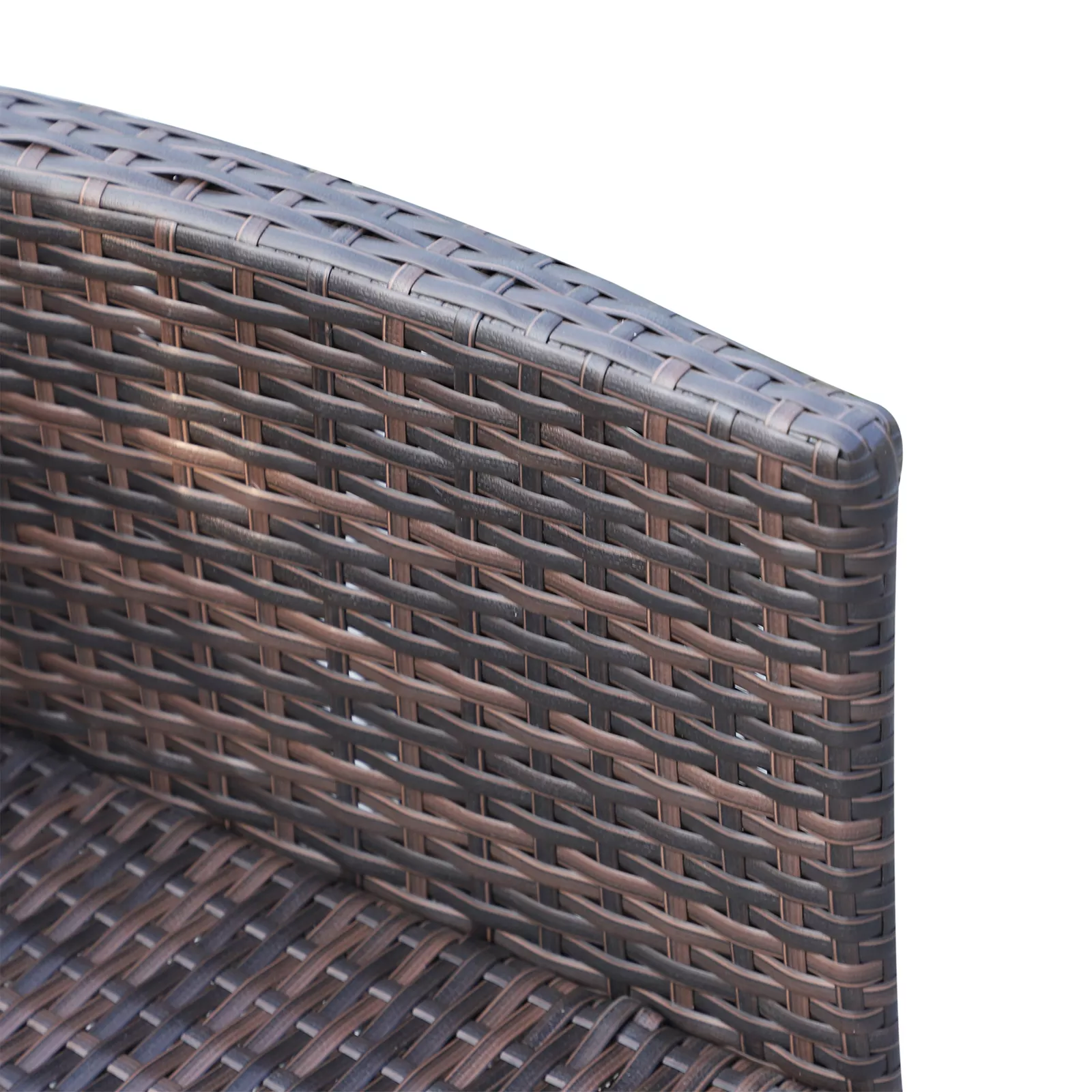 Rattan 6 Seater Outdoor Garden Dining Set - Image 6