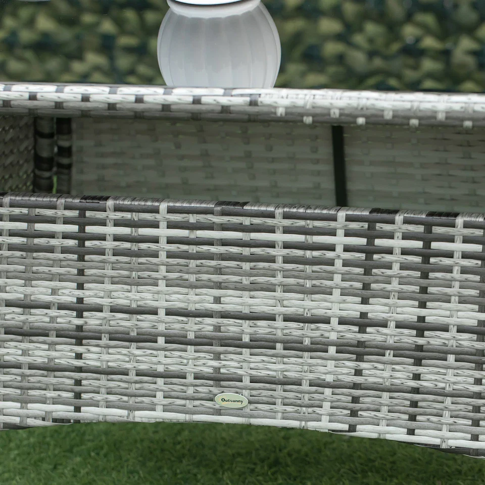 Rattan 7 Pieces Outdoor Patio Dining Set - Image 6