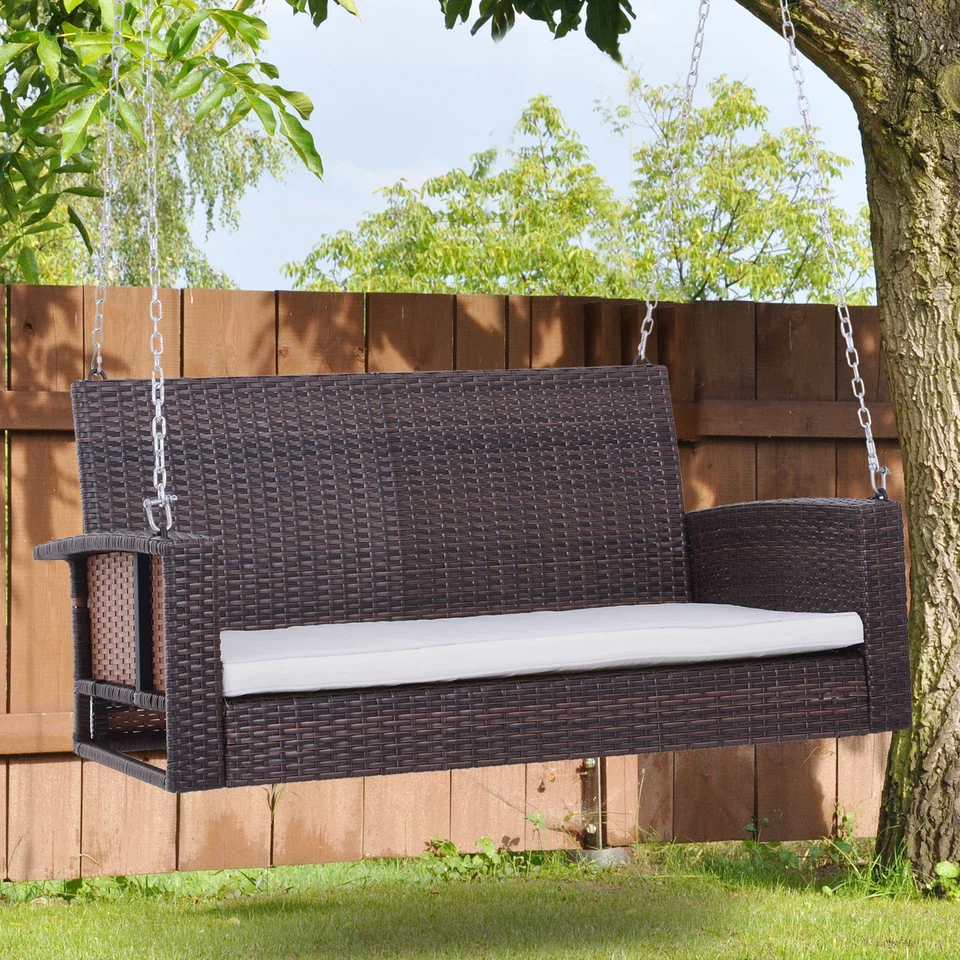 Tamsin Rattan Outdoor Patio Swing Chair