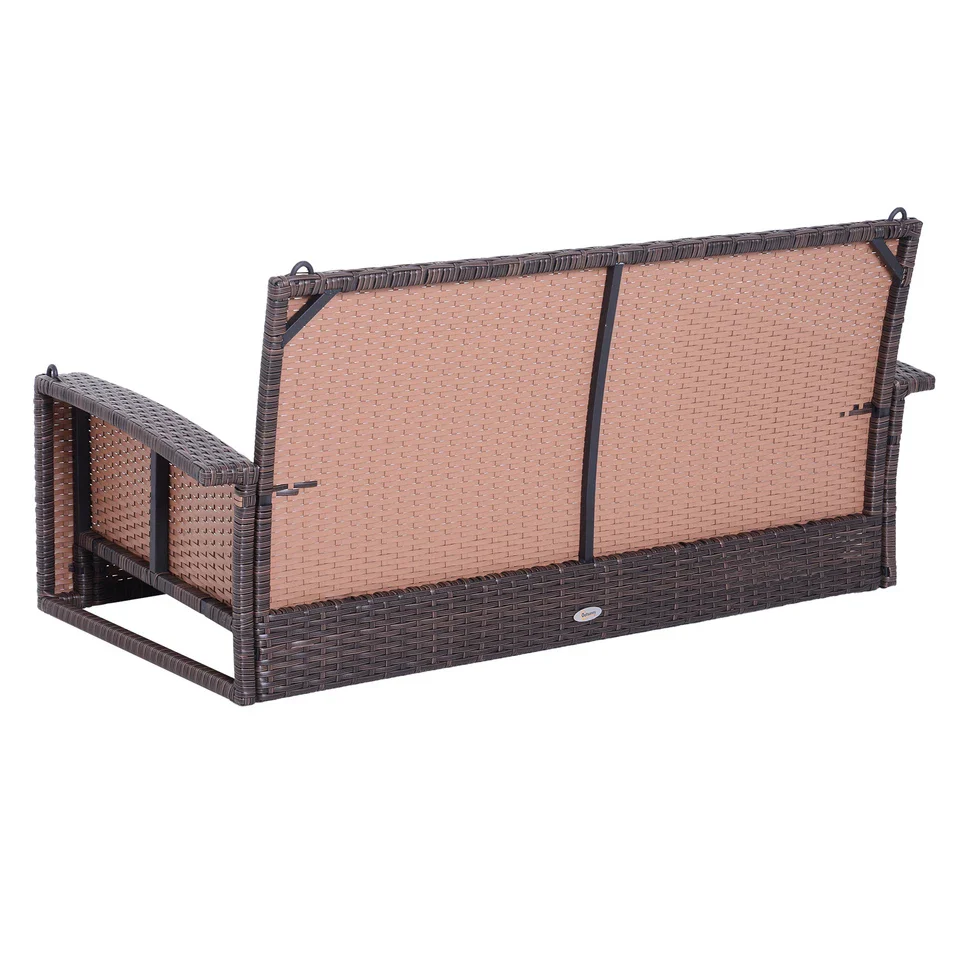 Tamsin Rattan Outdoor Patio Swing Chair - Image 4