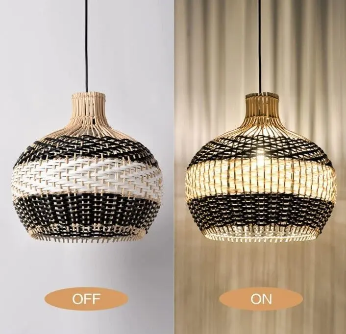 Rattan Kitchen Pendant Light - Image 2