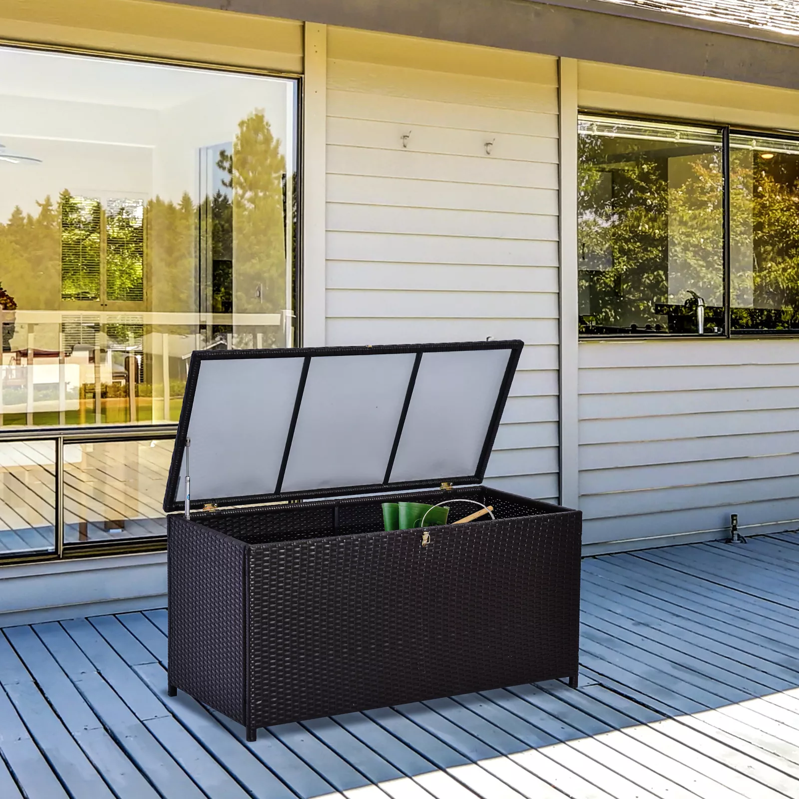 Rattan Outdoor Waterproof Storage Box