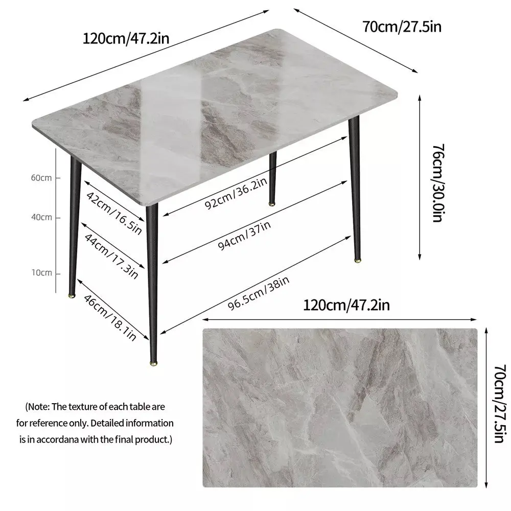 Ray Marble Dining Table For 6 - Image 10