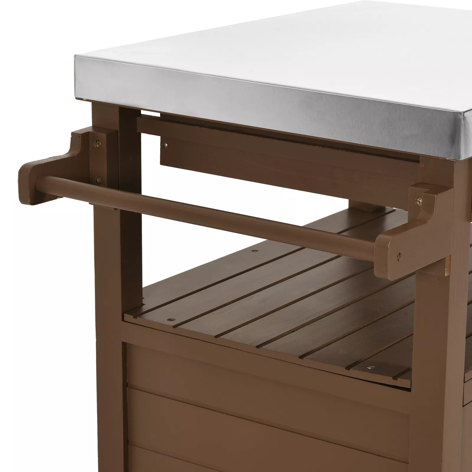 Remi Small Outdoor Bar Cart - Image 5