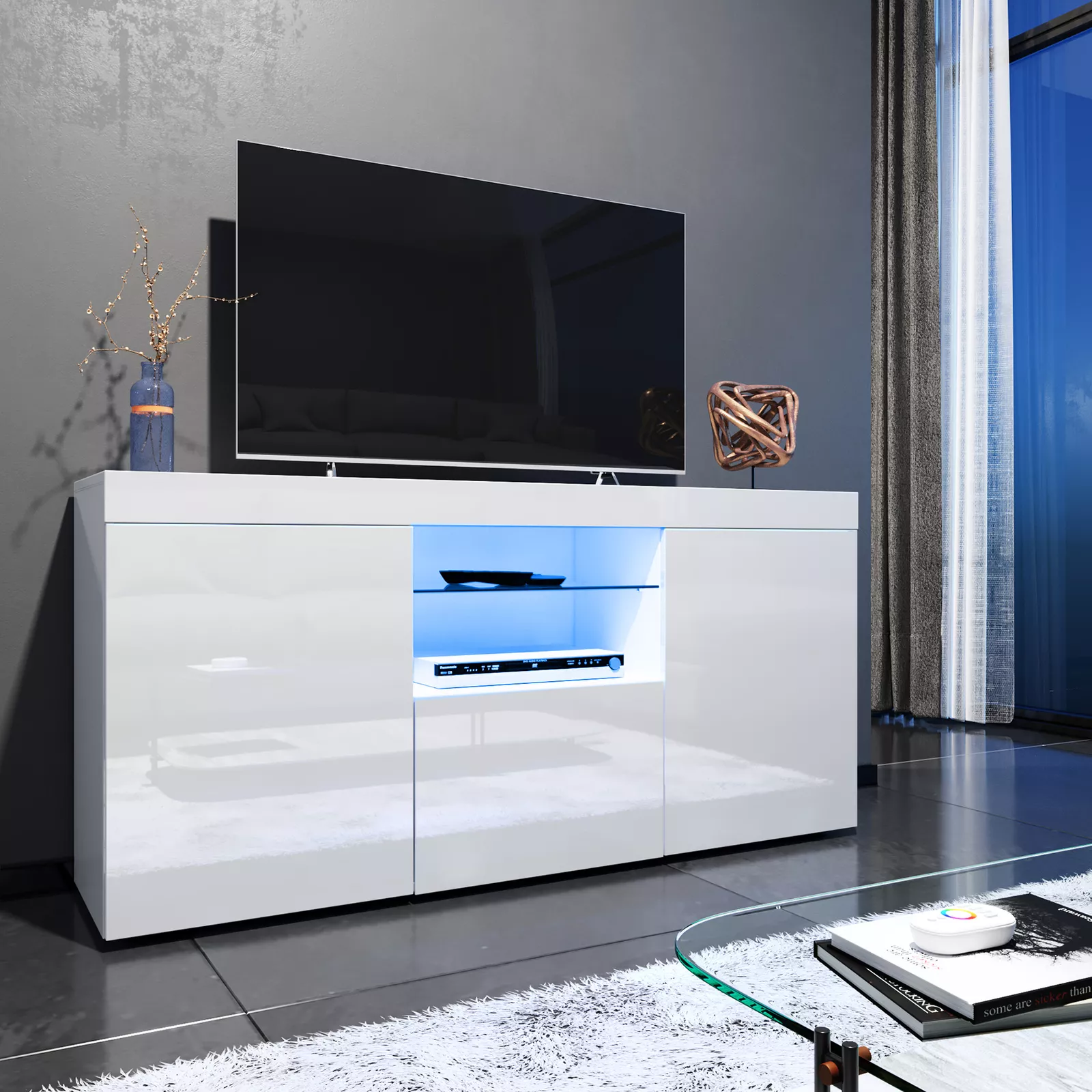 Ria High Gloss TV Cabinet Stand