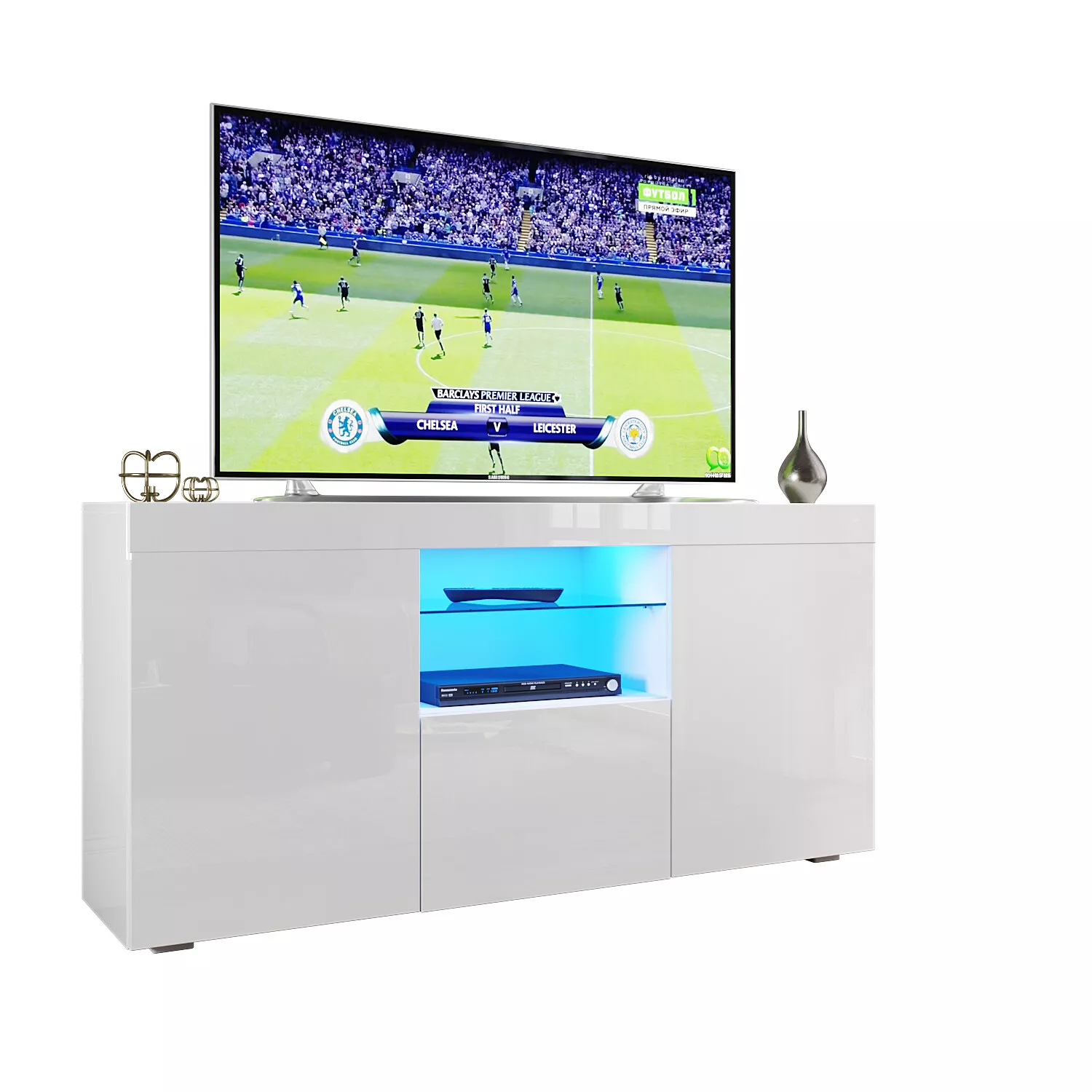 Ria High Gloss TV Cabinet Stand - Image 2
