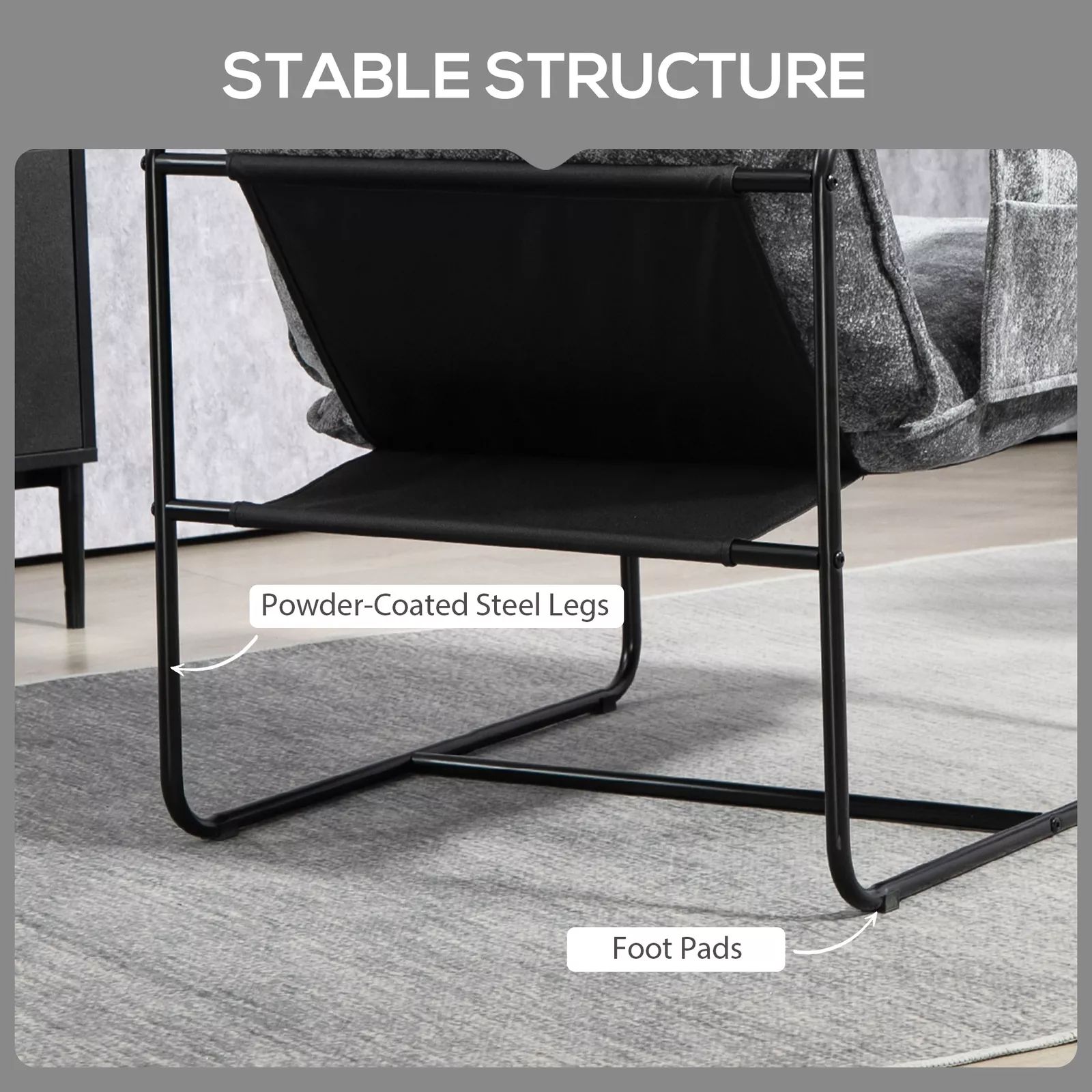 Riggs Chenille Accent Armchair - Image 5