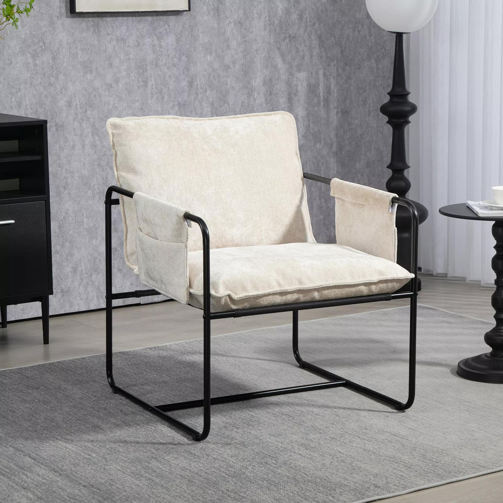Riggs Chenille Accent Armchair - Image 8