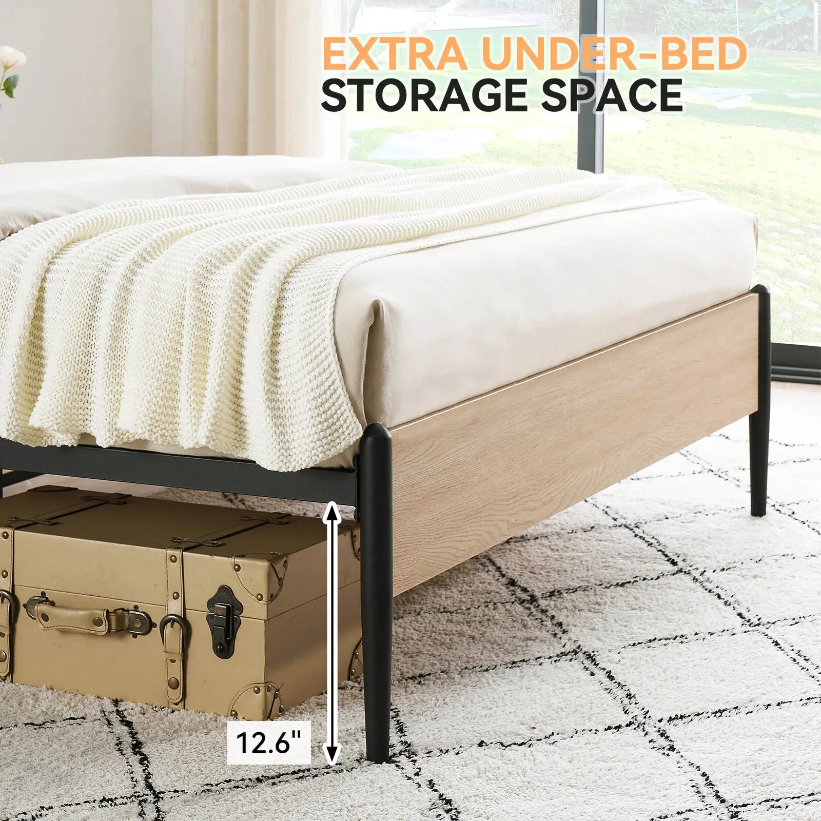 Rita Rattan Bed Frame - Image 6