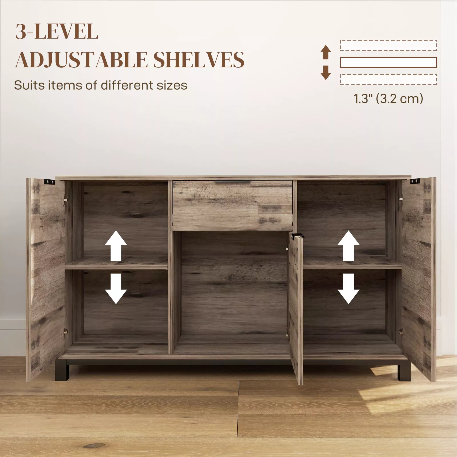 Rodney Sideboard Buffet Cabinet - Image 4