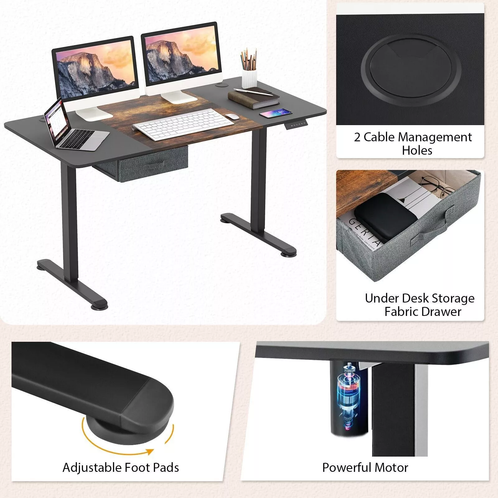 Roger Height Adjustable Standing Desk - Image 4