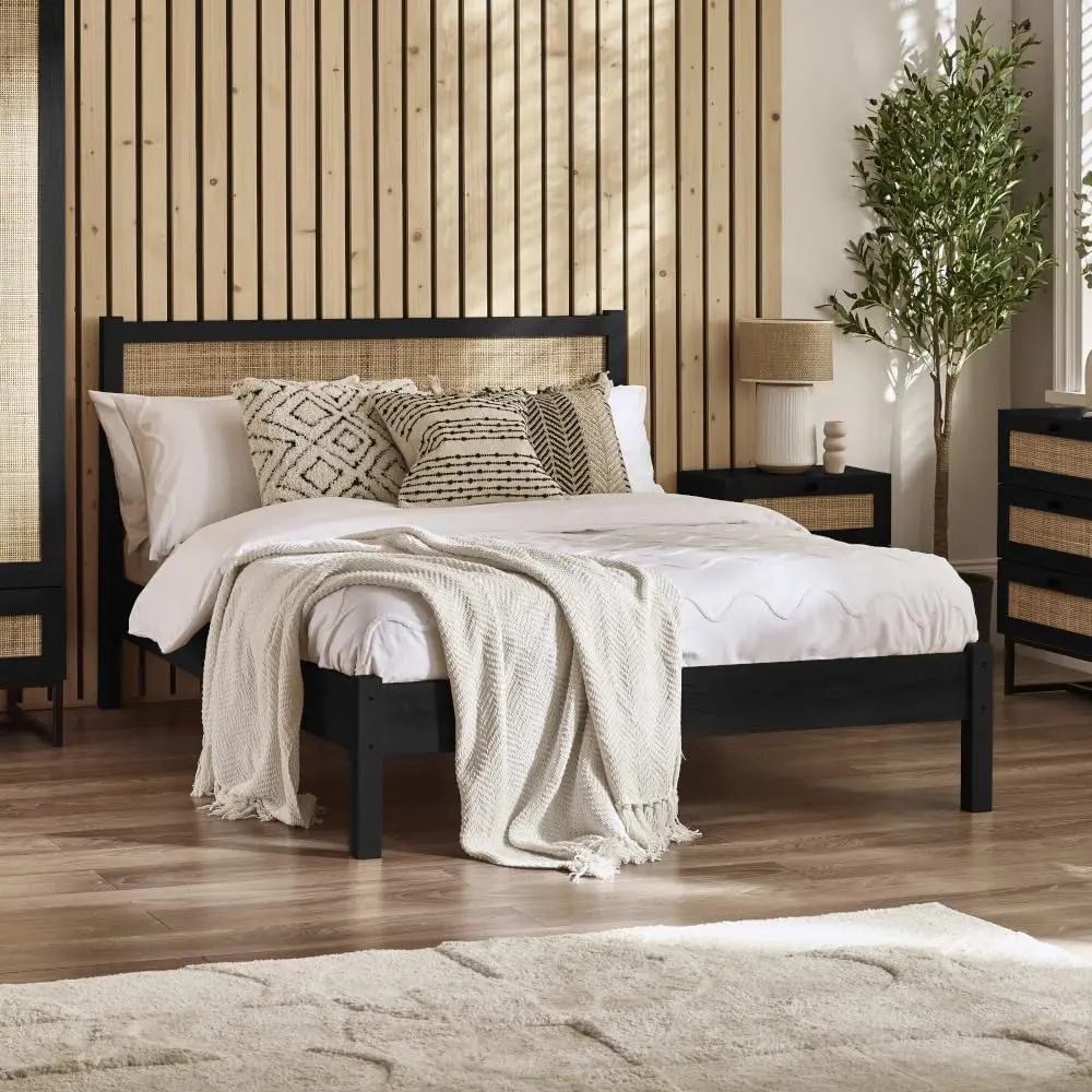 Rogers Rattan Bed Frame