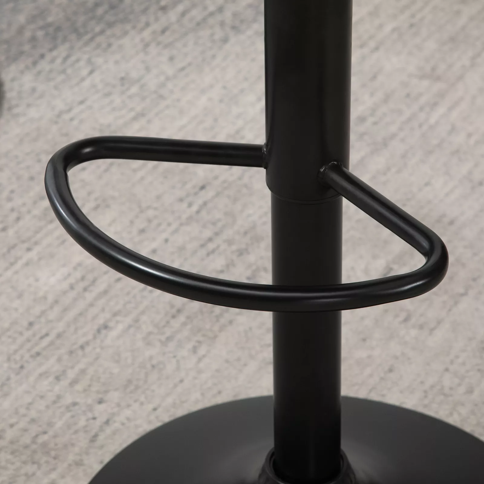 Rohan Leather Swivel Kitchen Bar Stools (Set of 2) - Image 5