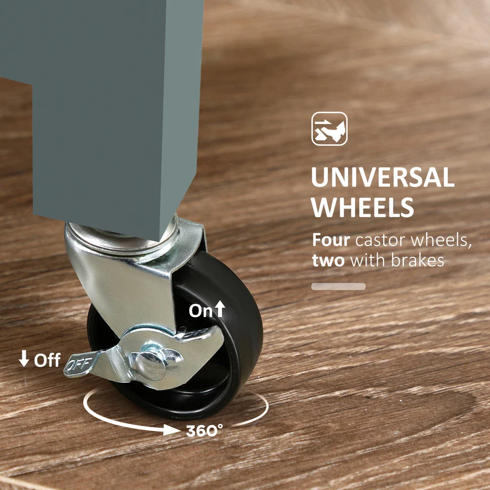 Rory Portable Kitchen Island Cart - Image 6
