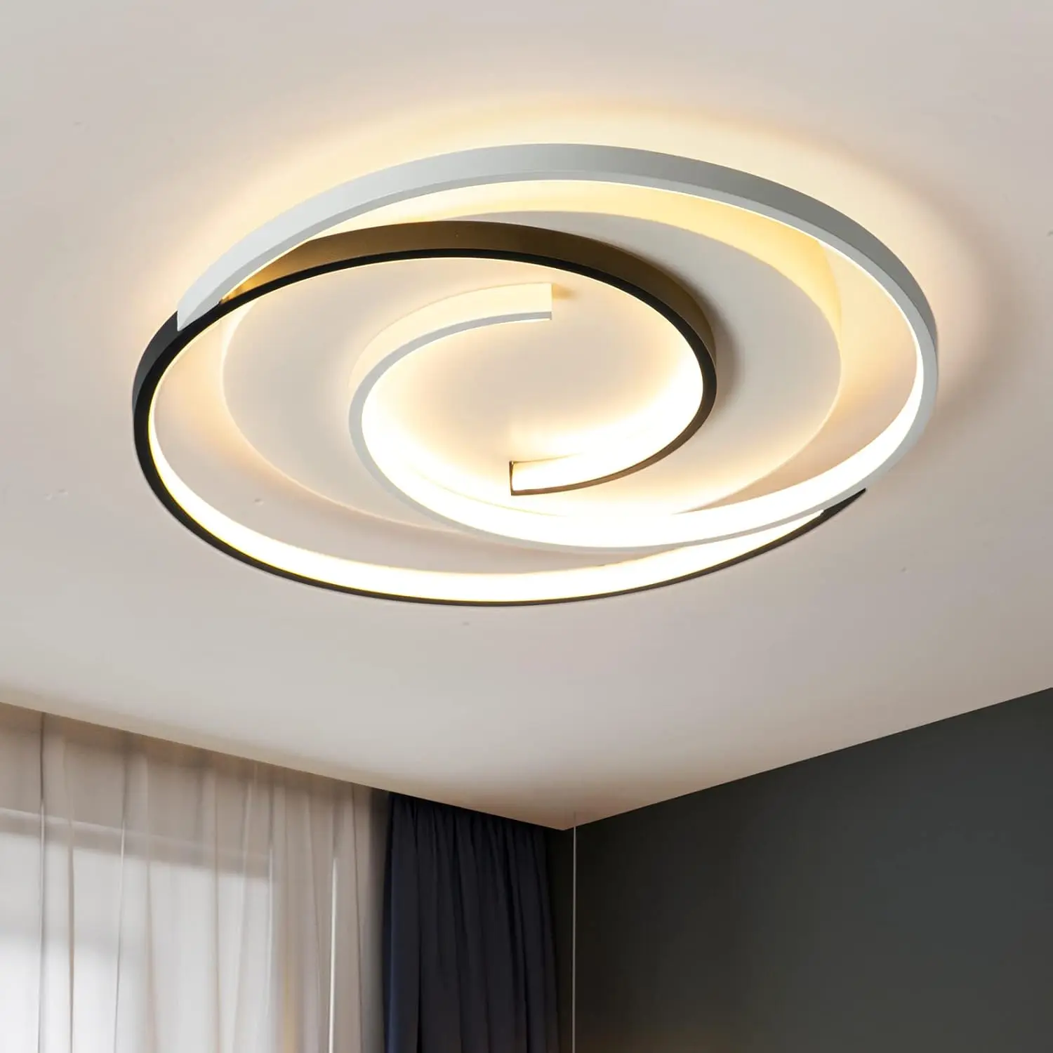 Round LED Flush Mount Ceiling Light