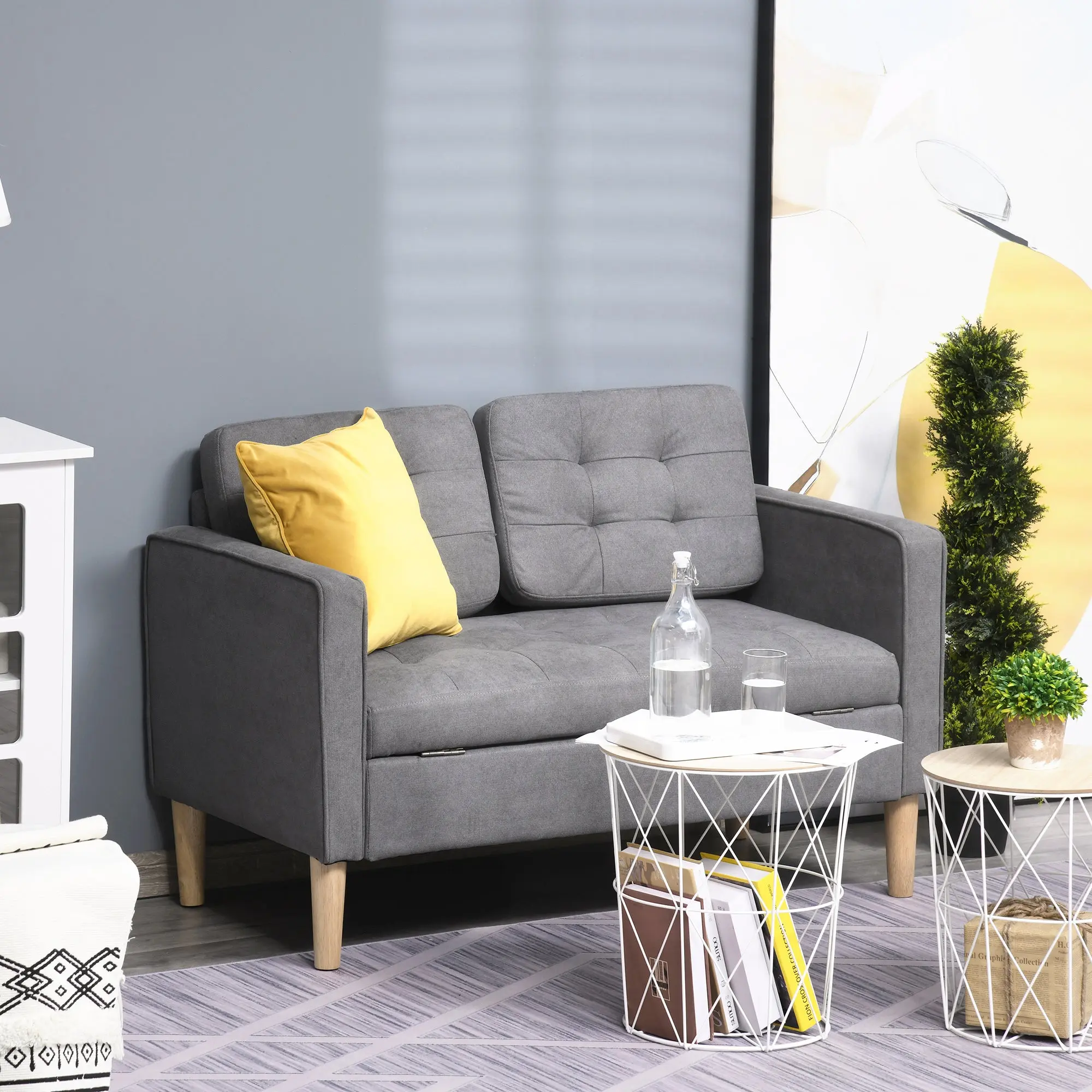 Rubio Small 2 Seater Loveseat Sofa