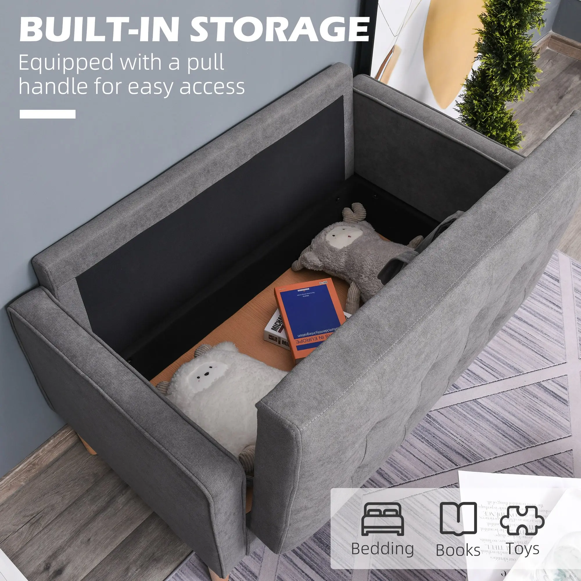 Rubio Small 2 Seater Loveseat Sofa - Image 4