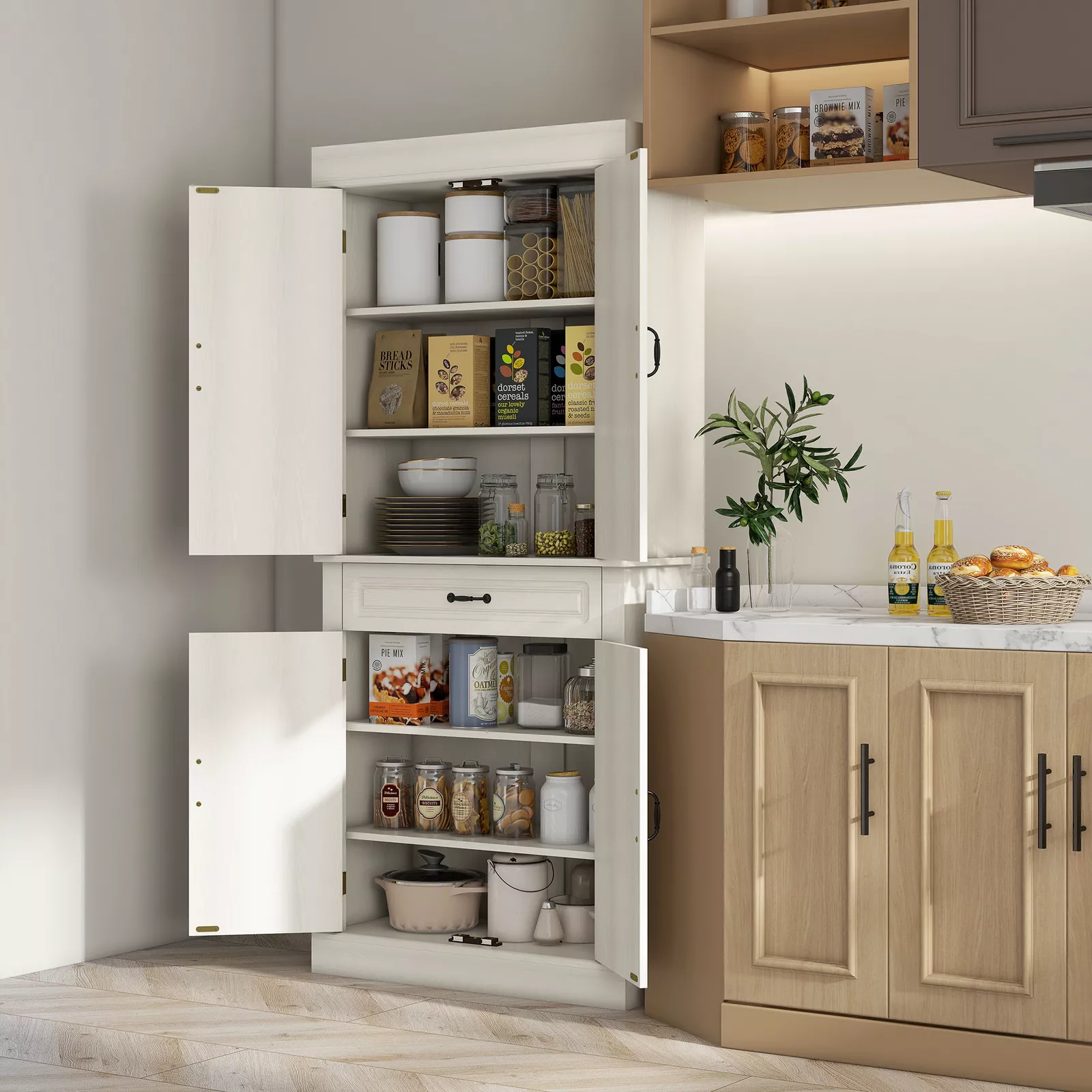 Russell Kitchen Pantry Storage Cabinet