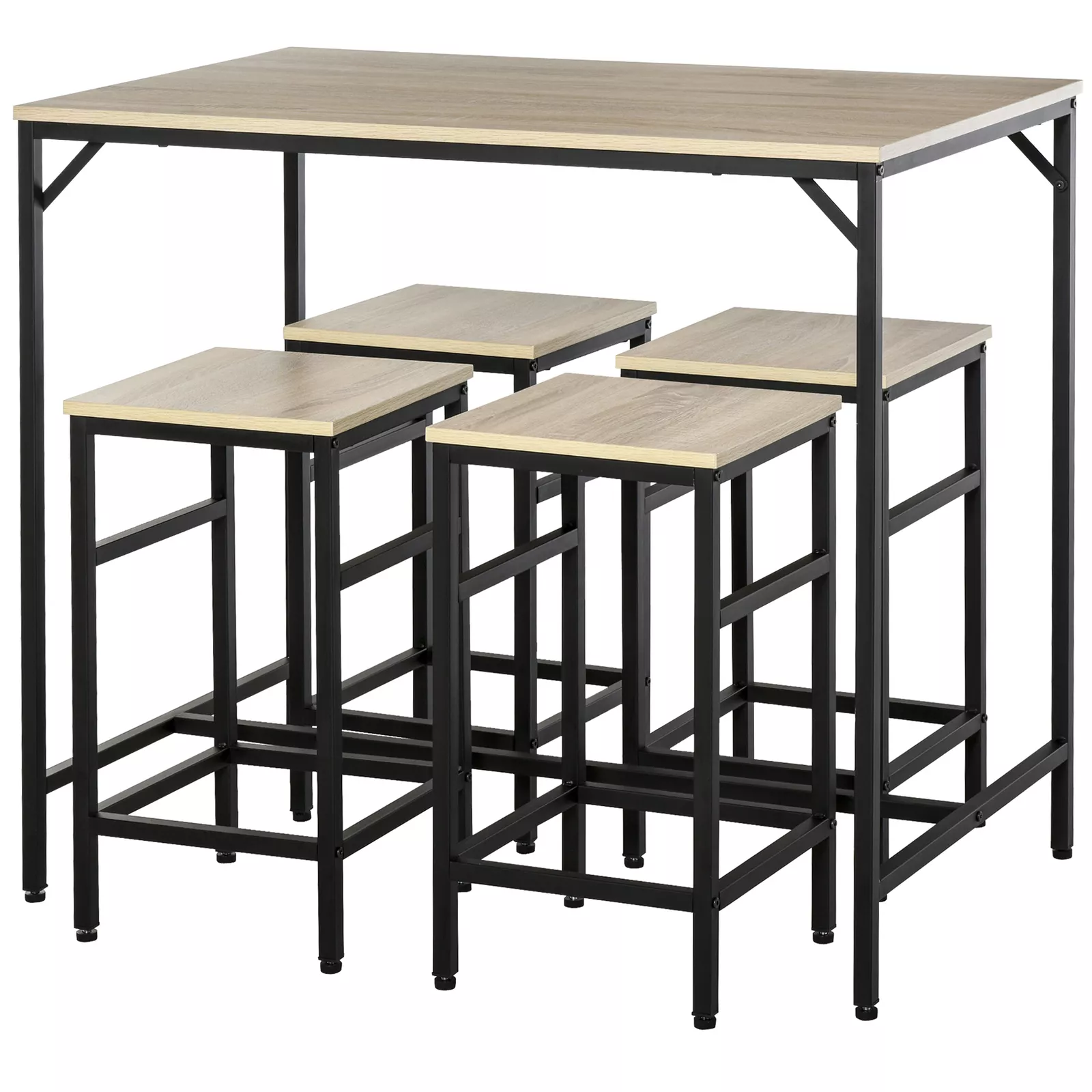 Ruth Countertop Kitchen Dining Table Set For 4 - Image 2