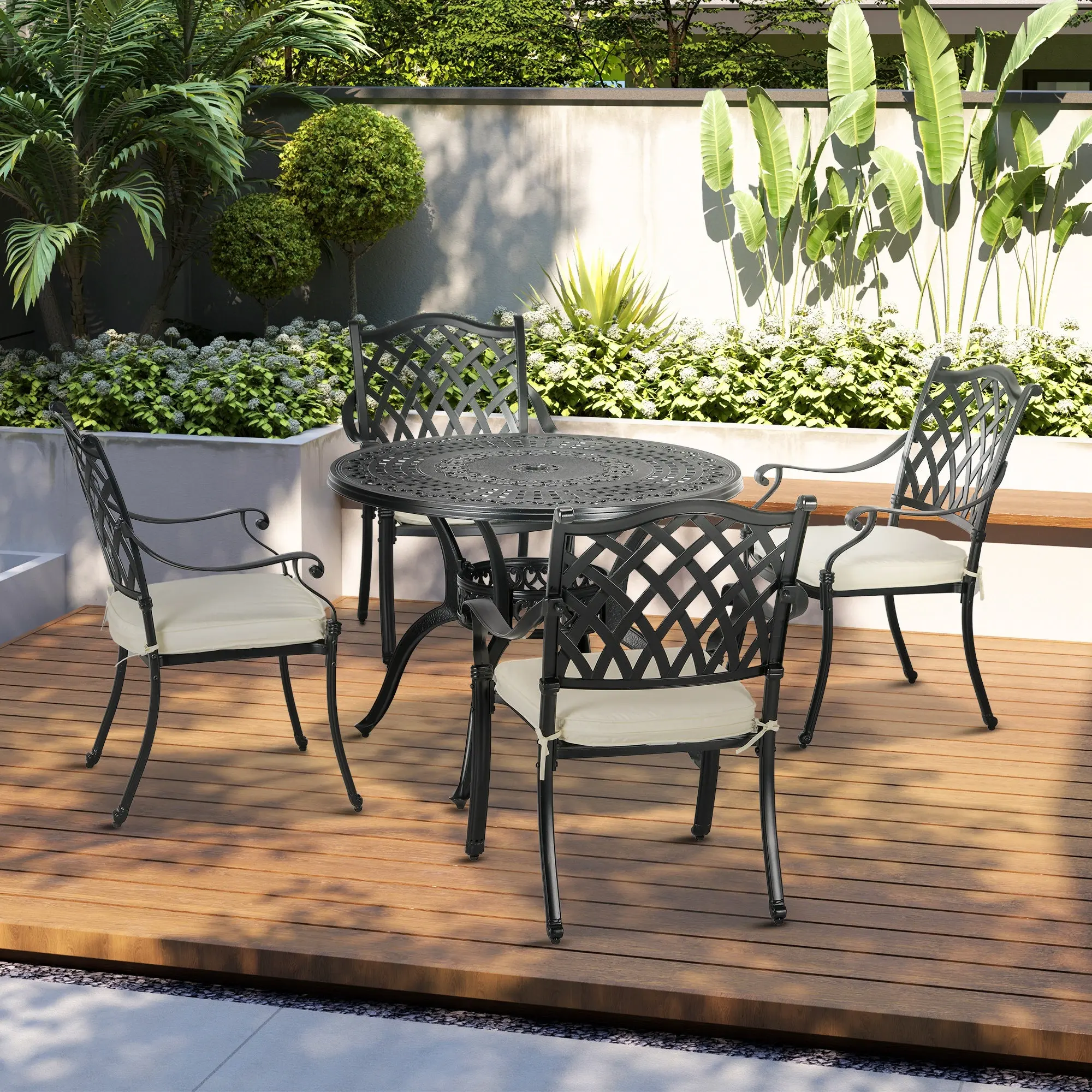 Safaa 4 Seater Outdoor Garden Dining Set