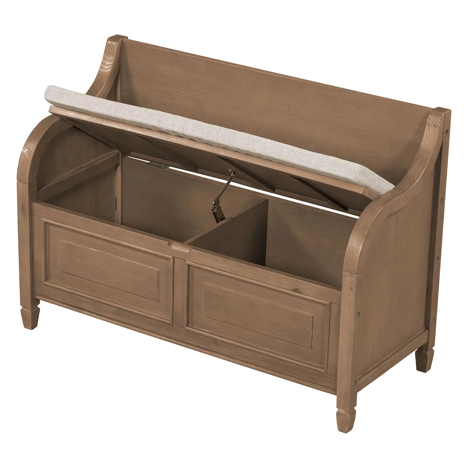 Sahil Indoor Wooden Storage Bench - Image 5