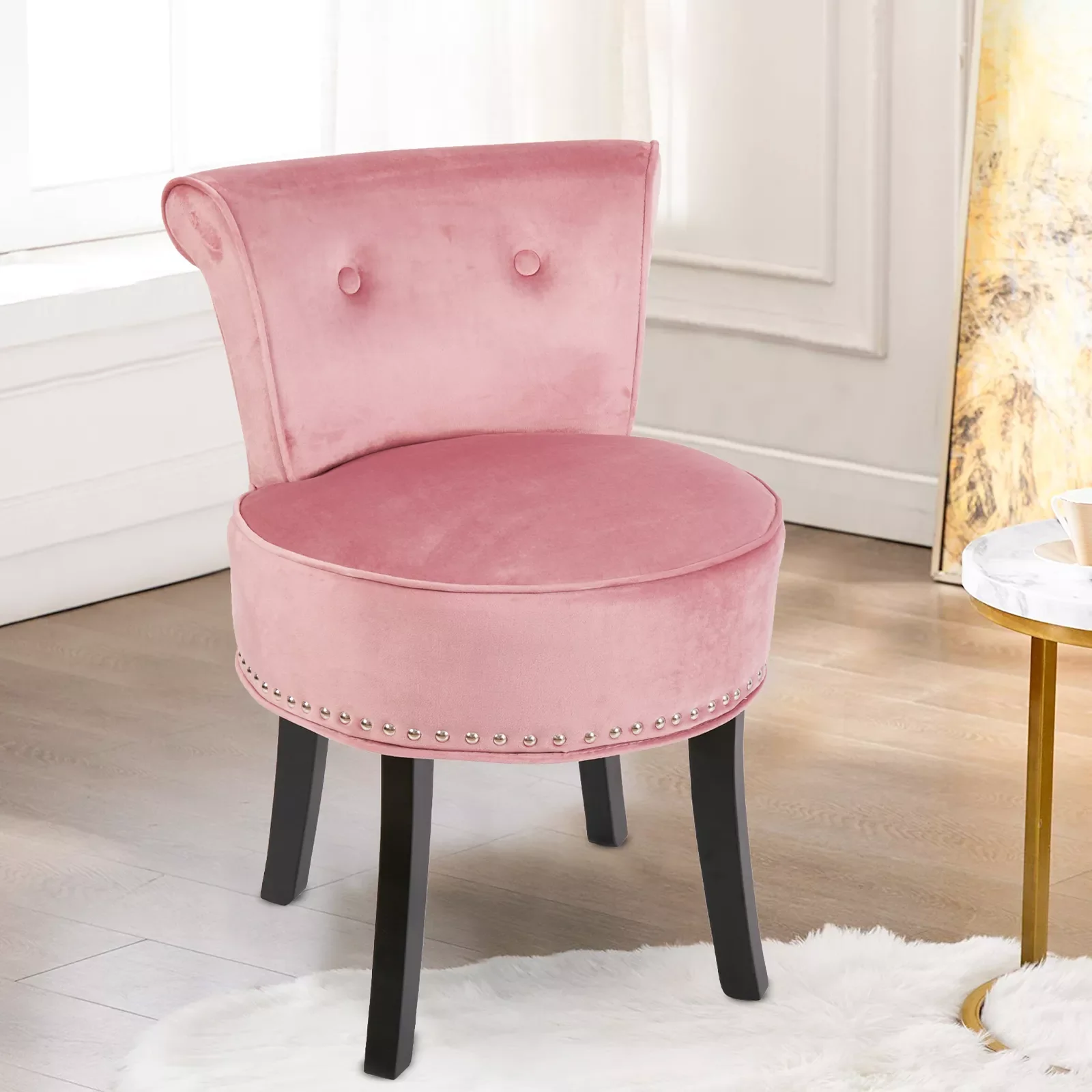 Saira Dressing Table Chair Stool