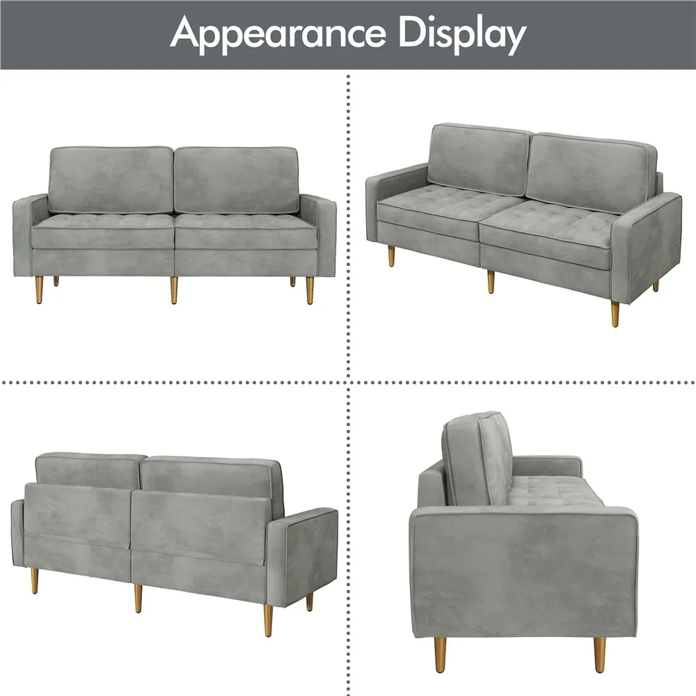 Sally Small 2 Seater Loveseat Sofa - Image 2