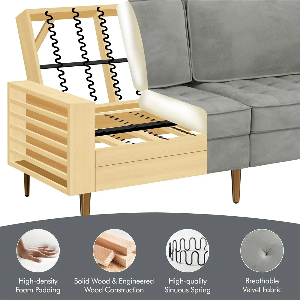 Sally Small 2 Seater Loveseat Sofa - Image 7