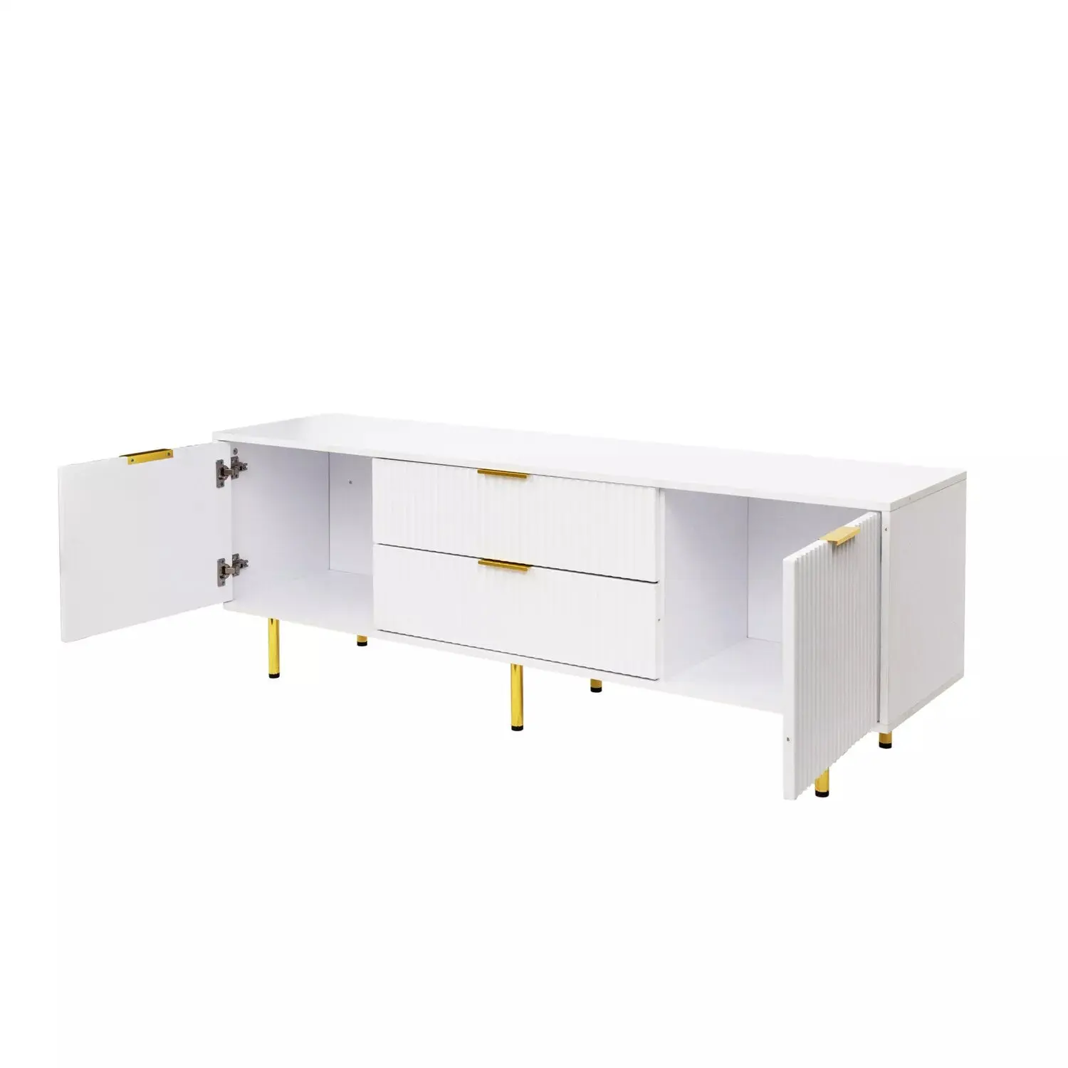 Saul Modern TV Media Cabinet Console - Image 3