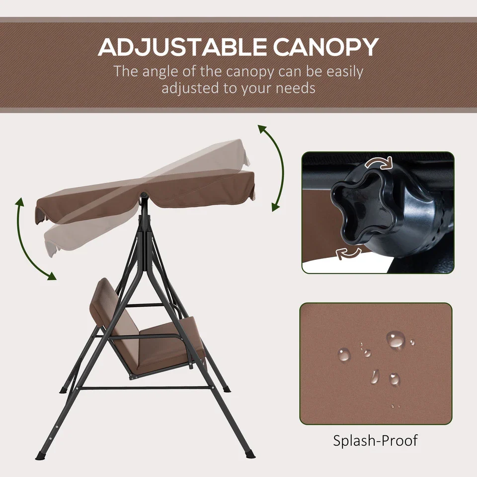 Schmidt Outdoor Patio Swing Chair - Image 3