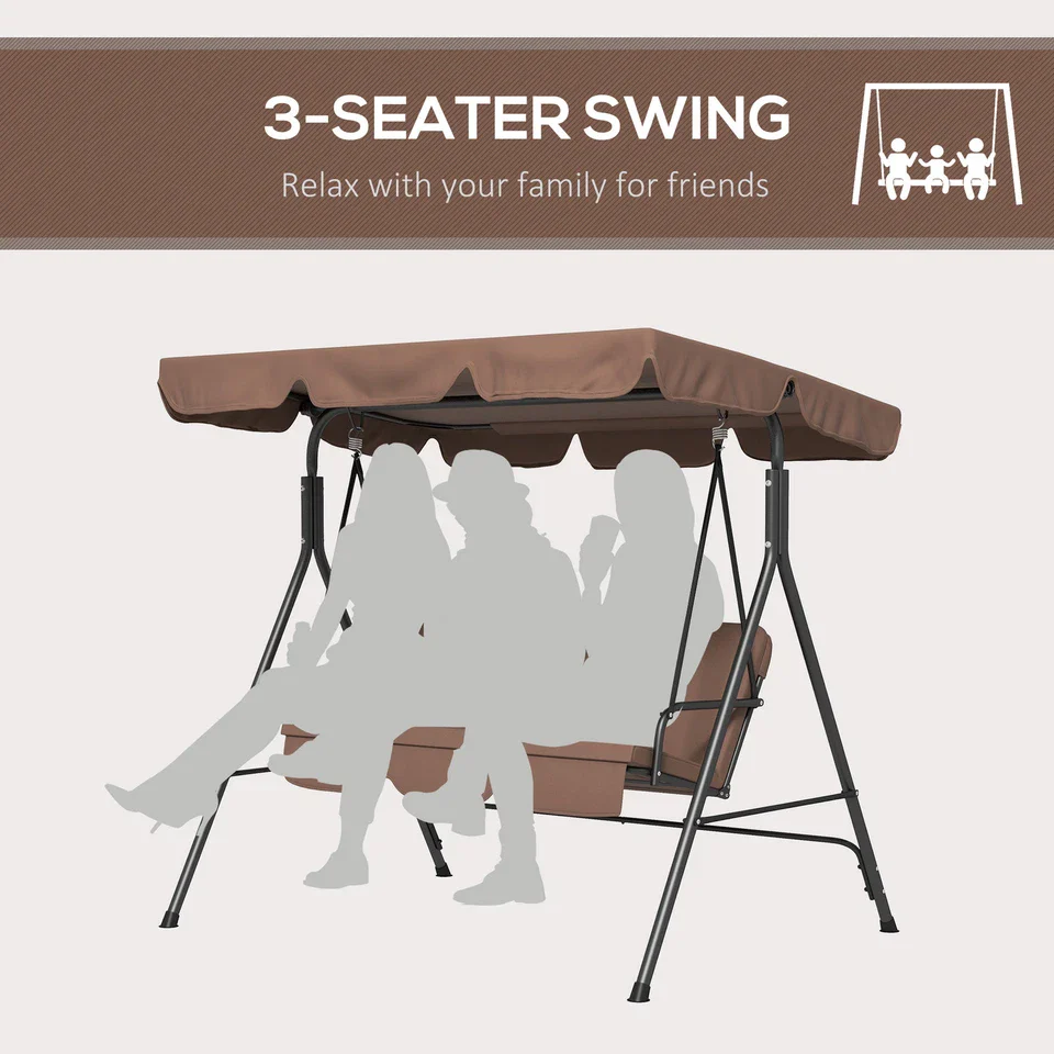Schmidt Outdoor Patio Swing Chair - Image 5