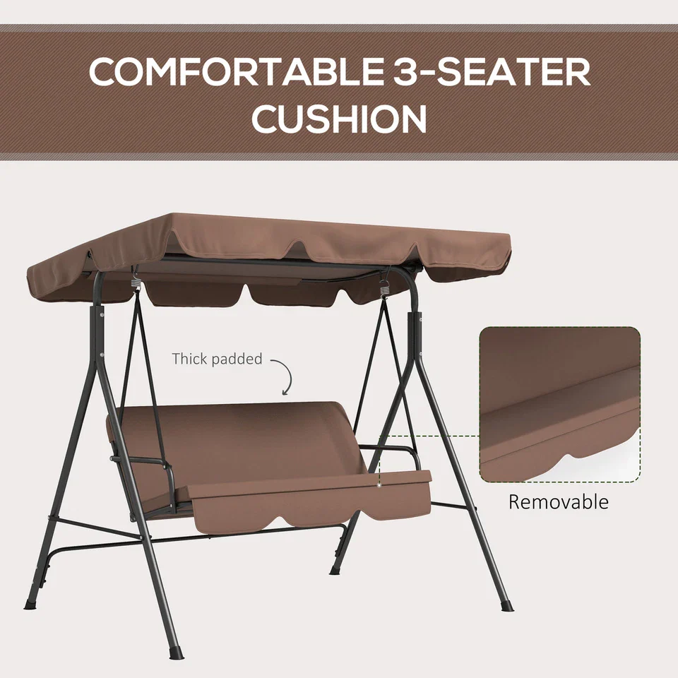 Schmidt Outdoor Patio Swing Chair - Image 6
