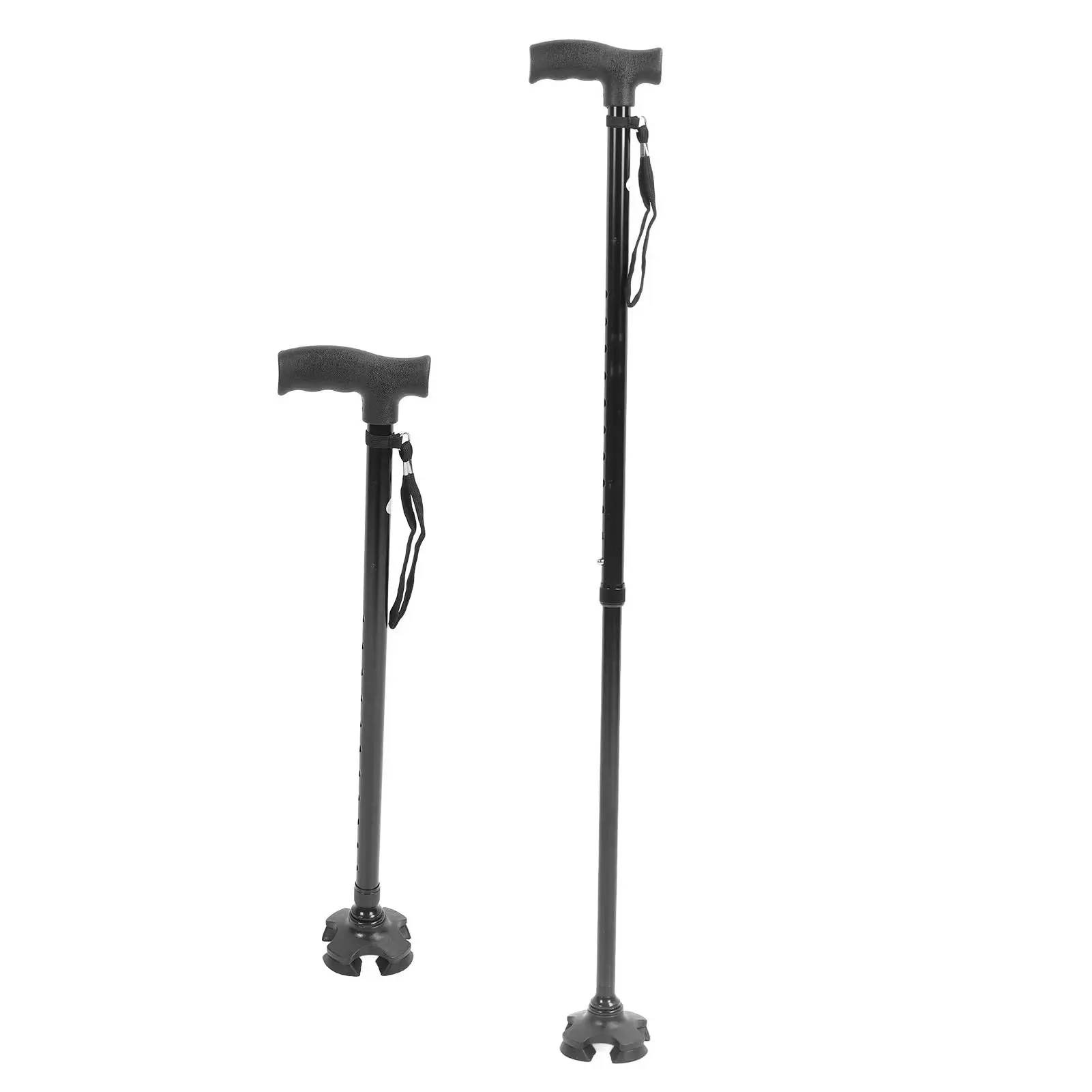 Self-Standing Walking Cane with 4-Pronged Base - Image 4