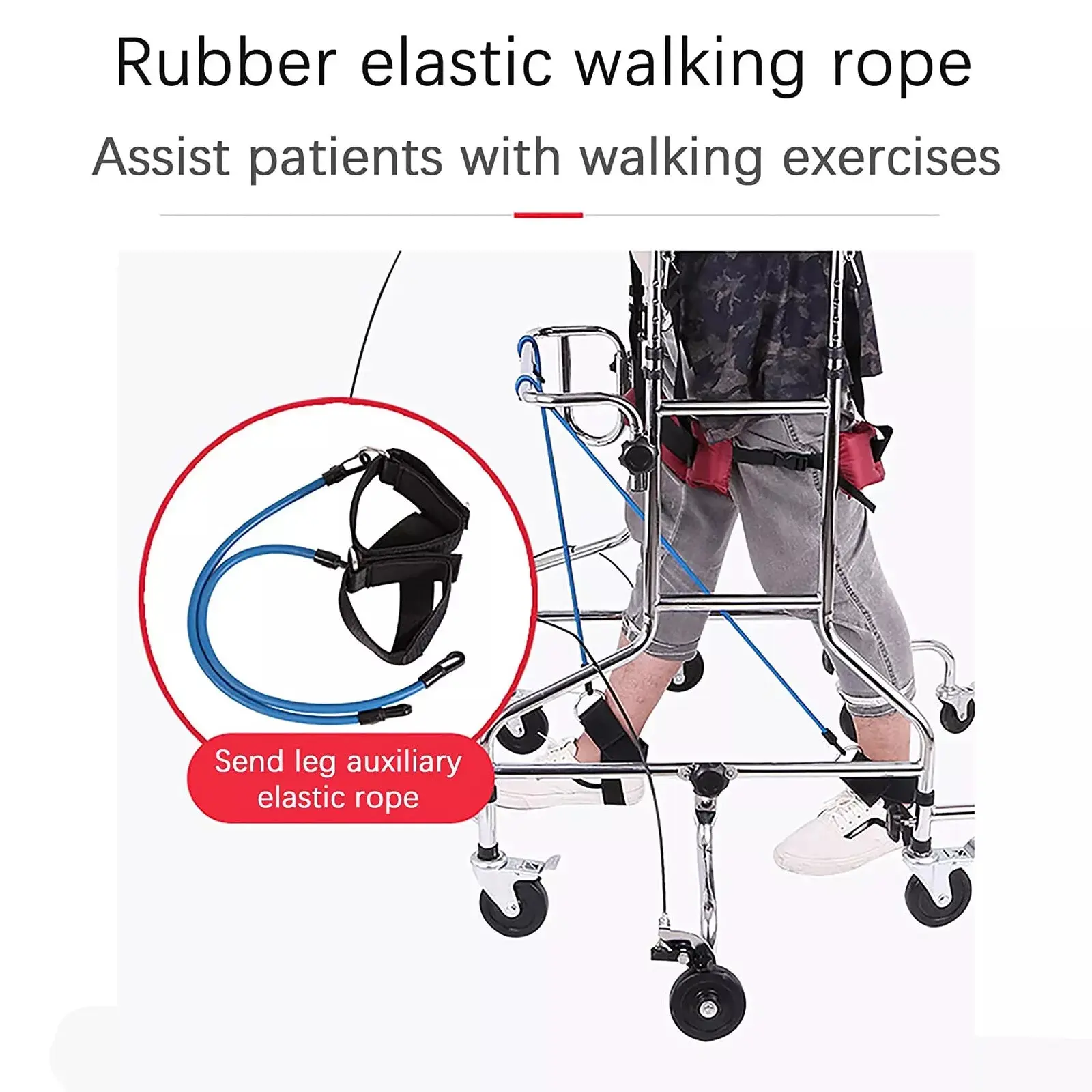 Senior Rehabilitation Upright Mobility Walker - Image 4