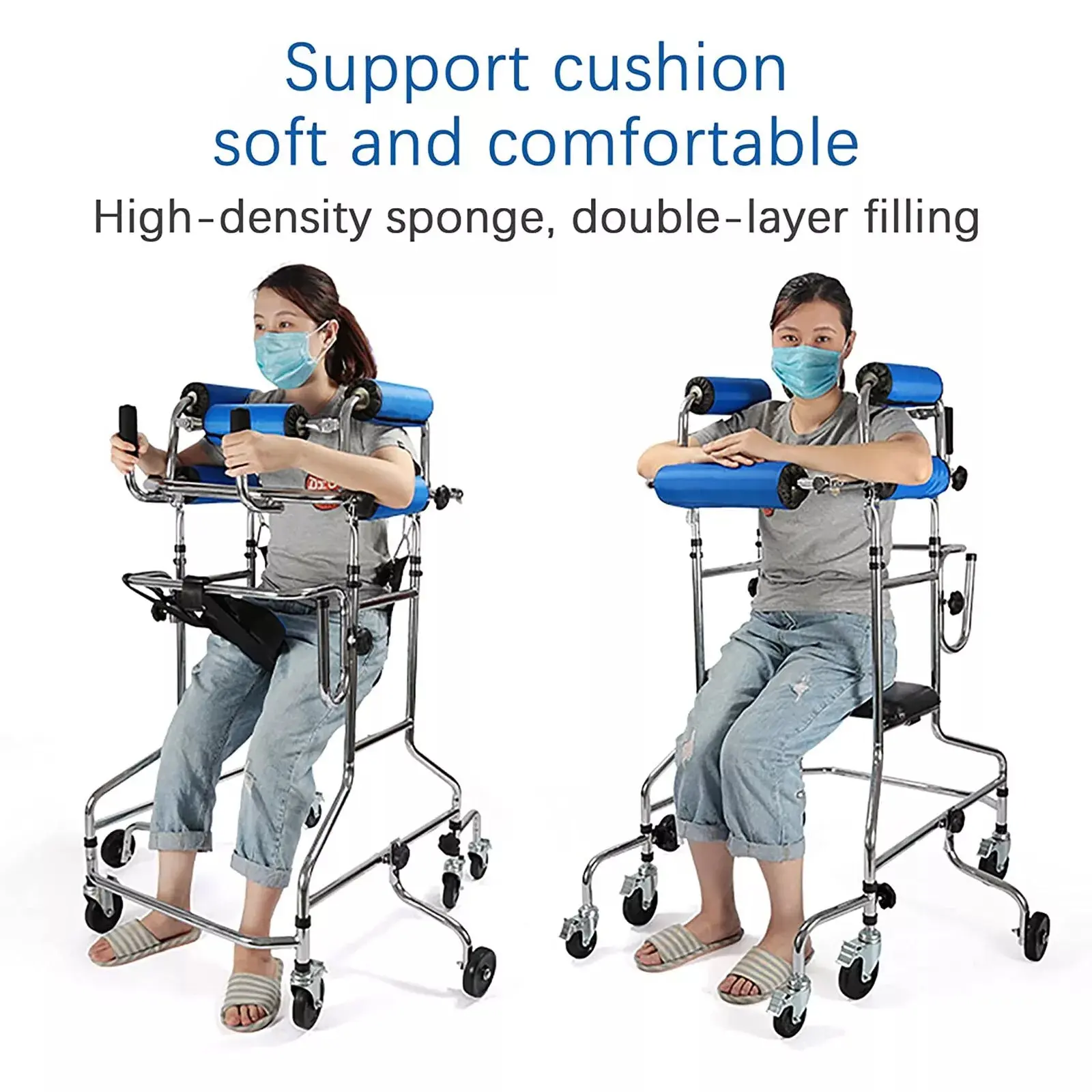 Senior Rehabilitation Upright Mobility Walker - Image 6