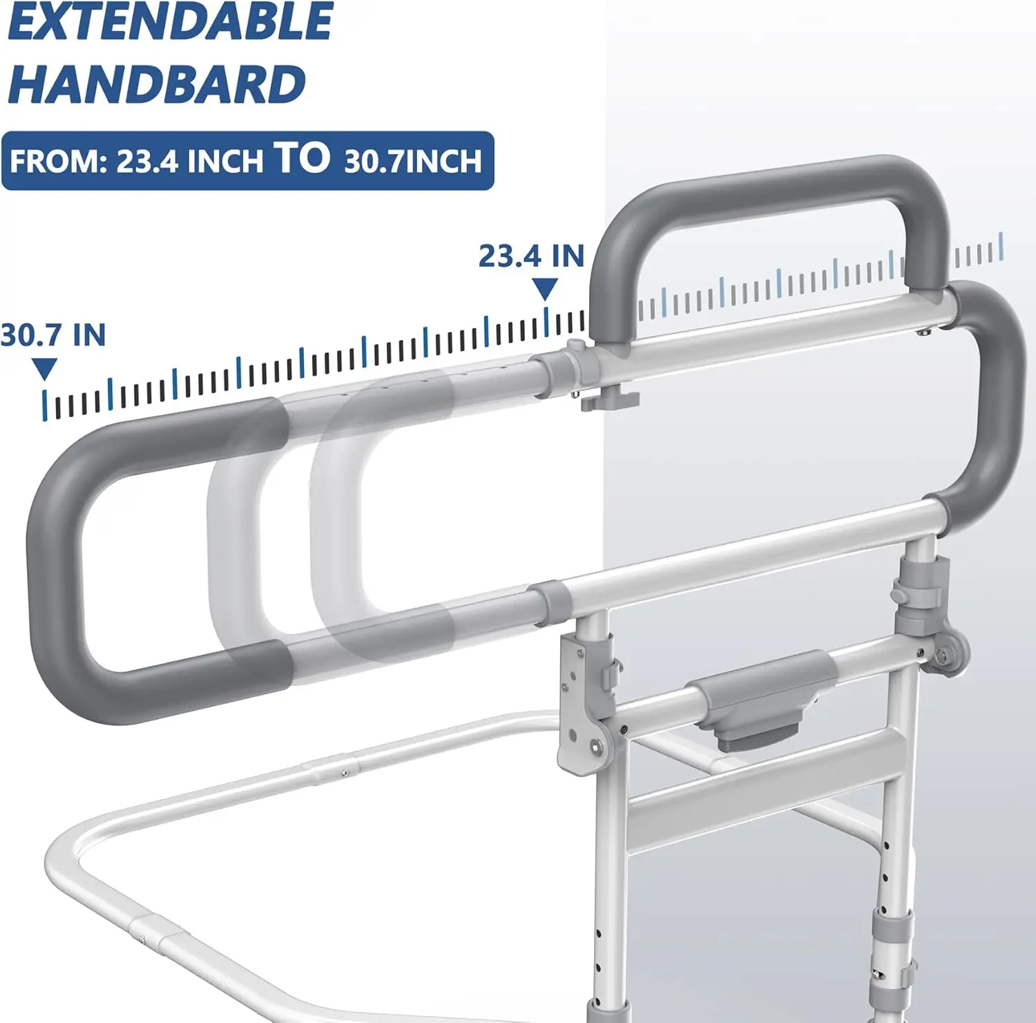 Senior Safety Bed Rail (Collapsible Handle) - Image 4