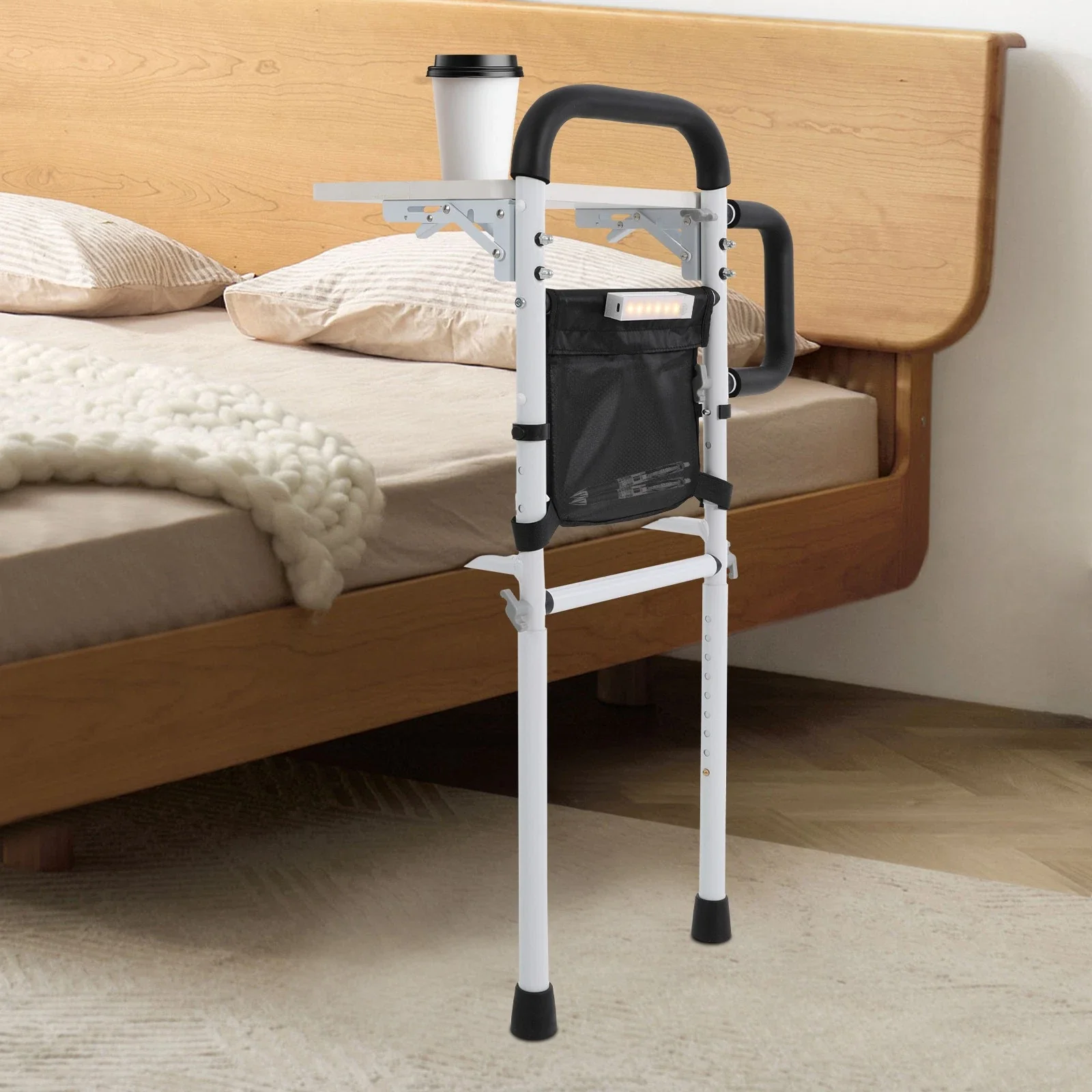 Senior Safety Bed Rail (Foldable Table) - Image 8