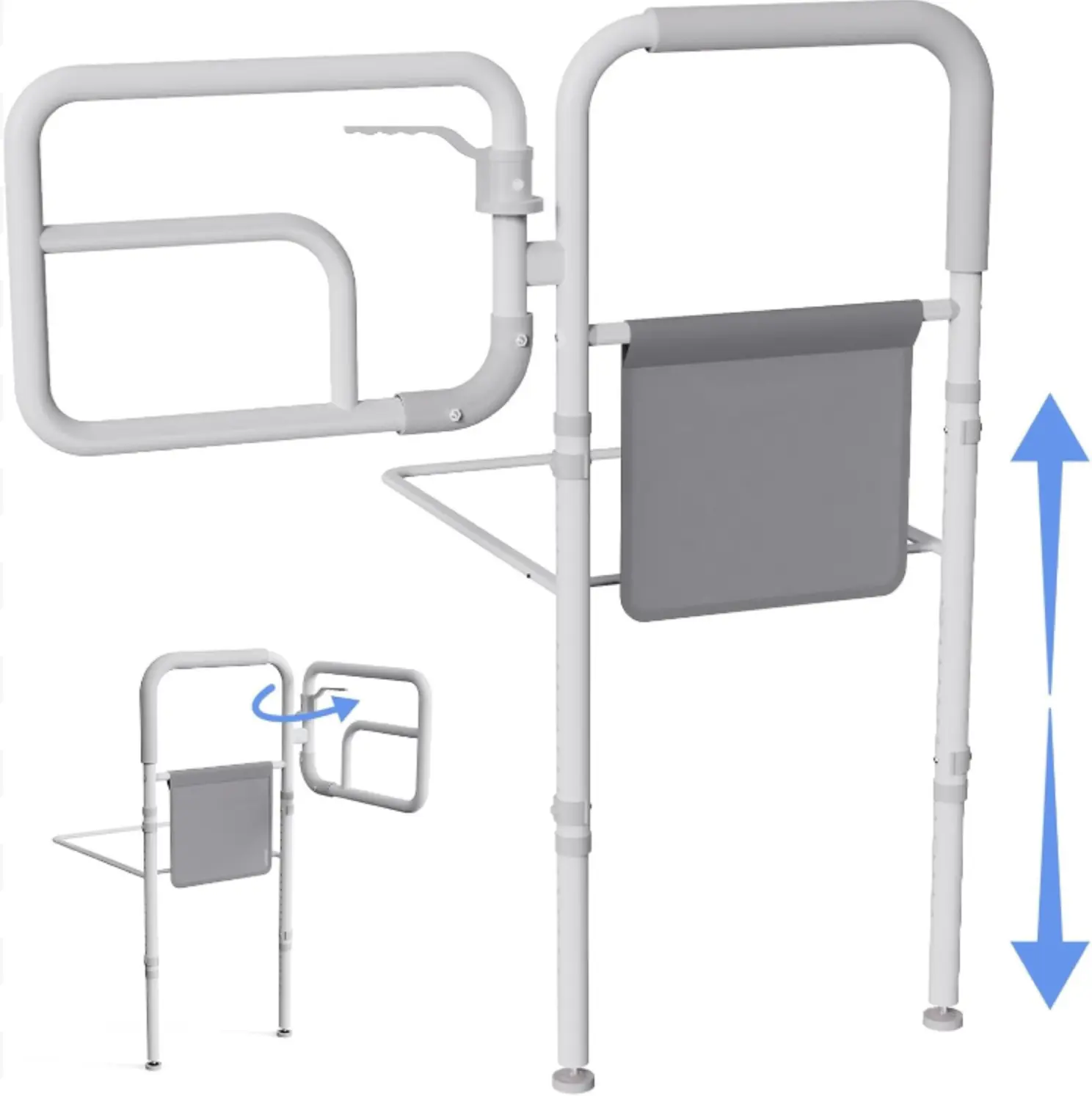Senior Safety Bed Rail (Swing Handle) - Image 6