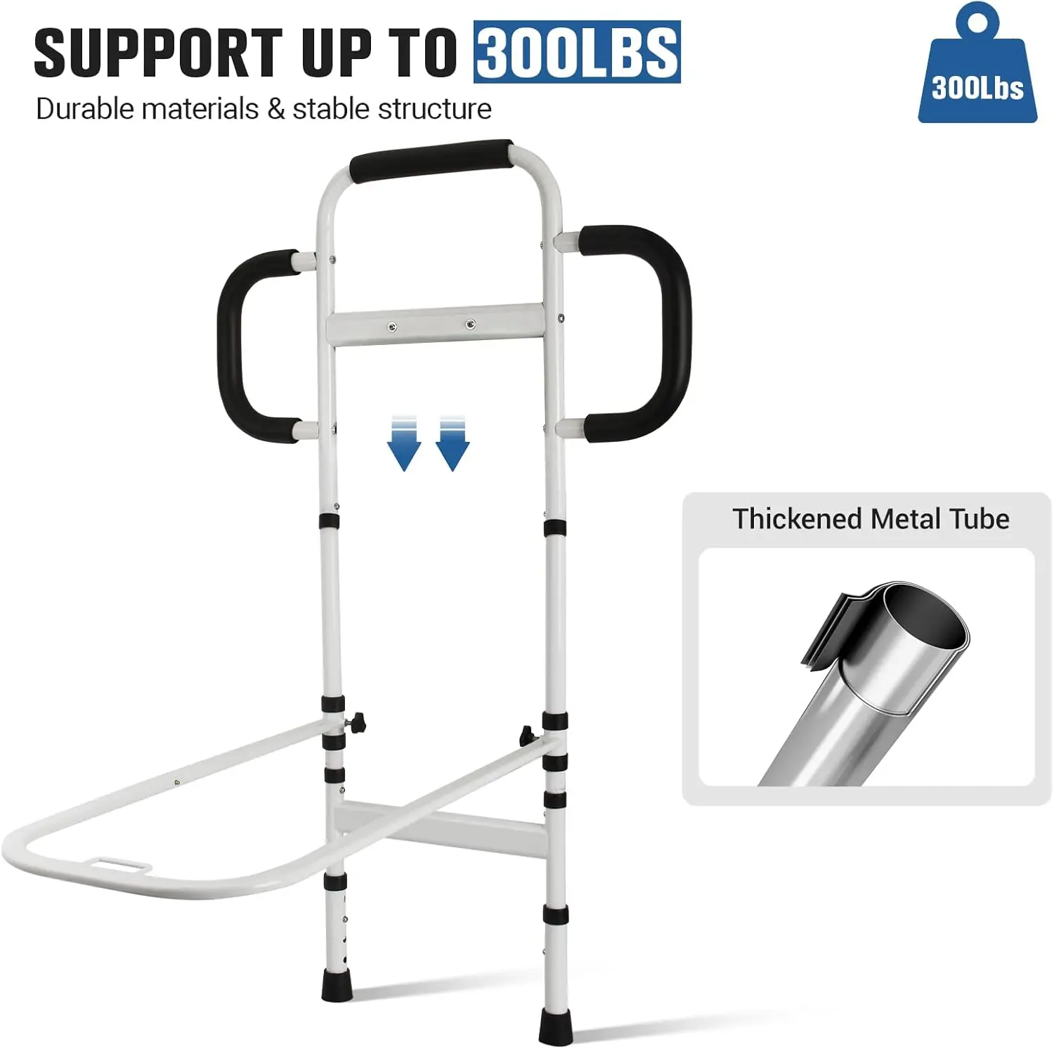 Senior Safety Bed Rail (Triple Handle) - Image 5