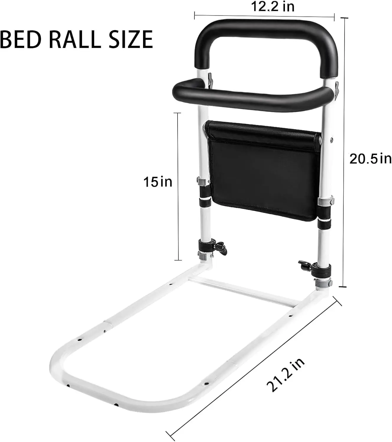 Senior Safety Bed Rail (Double Handle) - Image 4