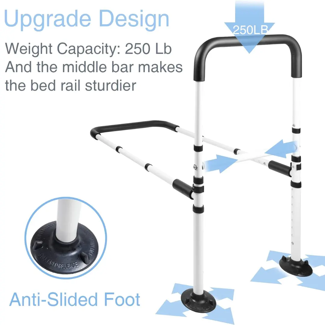 Senior Safety Bed Rail (With Legs) - Image 3